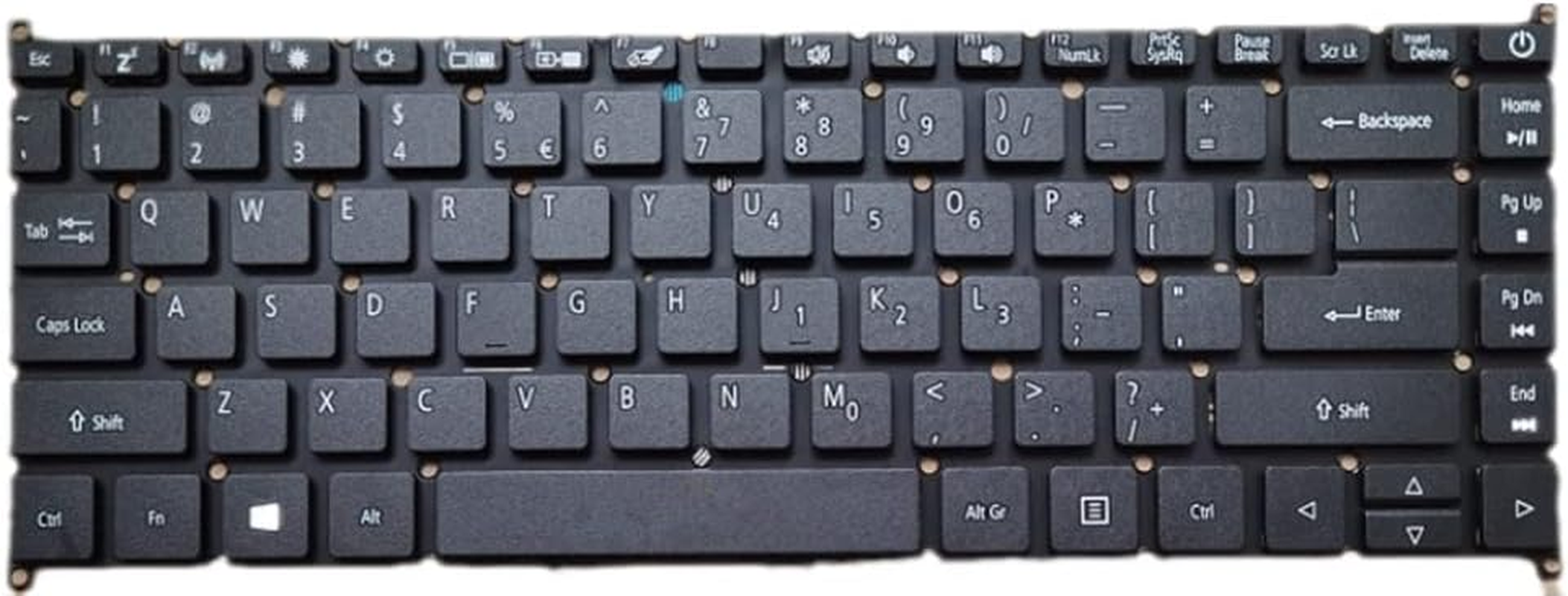 Laptop Keyboard for ACER for Travelmate TMB311-32 Black US English Layout image number 1