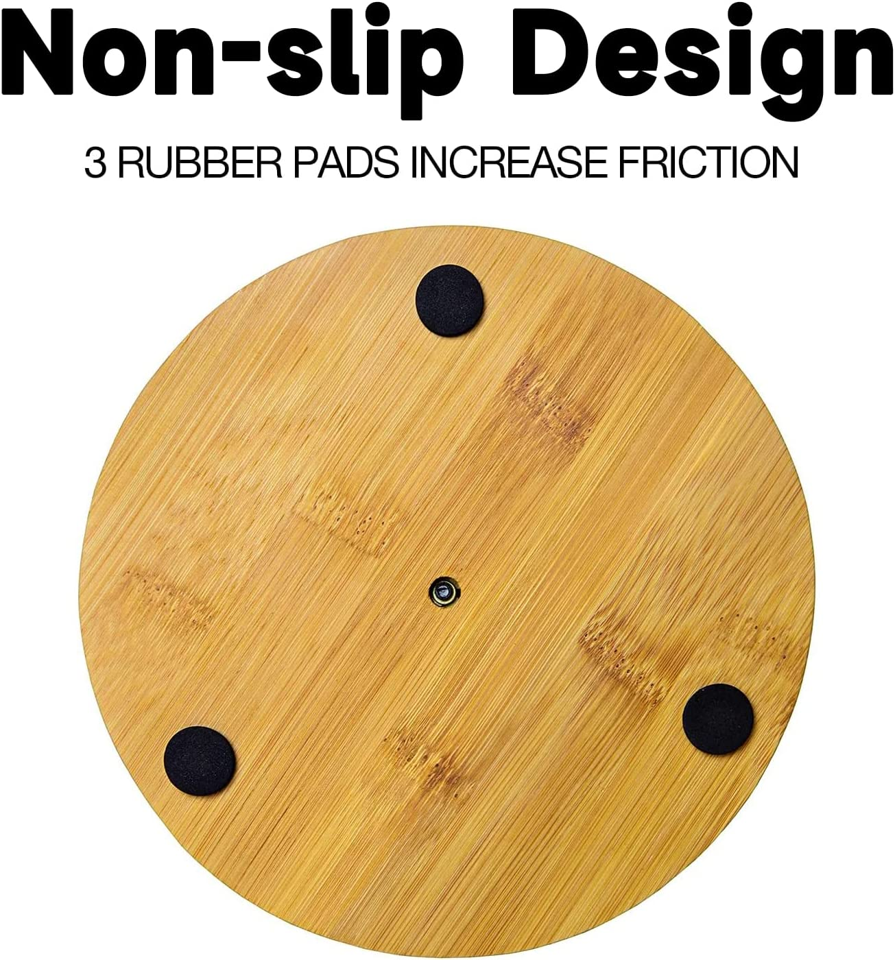 TONLEA Wooden Paper Towel Holder Countertop, Kitchen-Towel-Holder Freestanding with Non-Slip Base for Bathroom