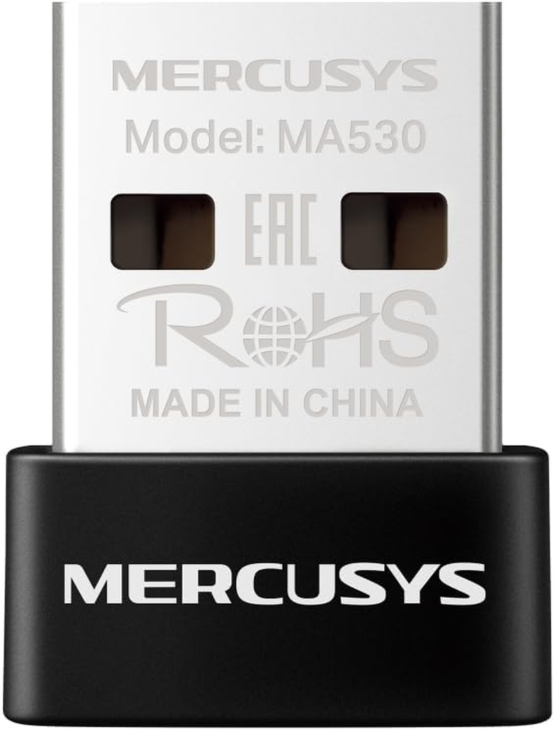 Mercusys Bluetooth 5.3 Nano USB Adapter, Speed Coverage Security Improvement, Wireless Connectivity, Nano-Size, Backward Compatibility, Plug & Play, Windows 11/10/8.1/7 (MA530) image number 1