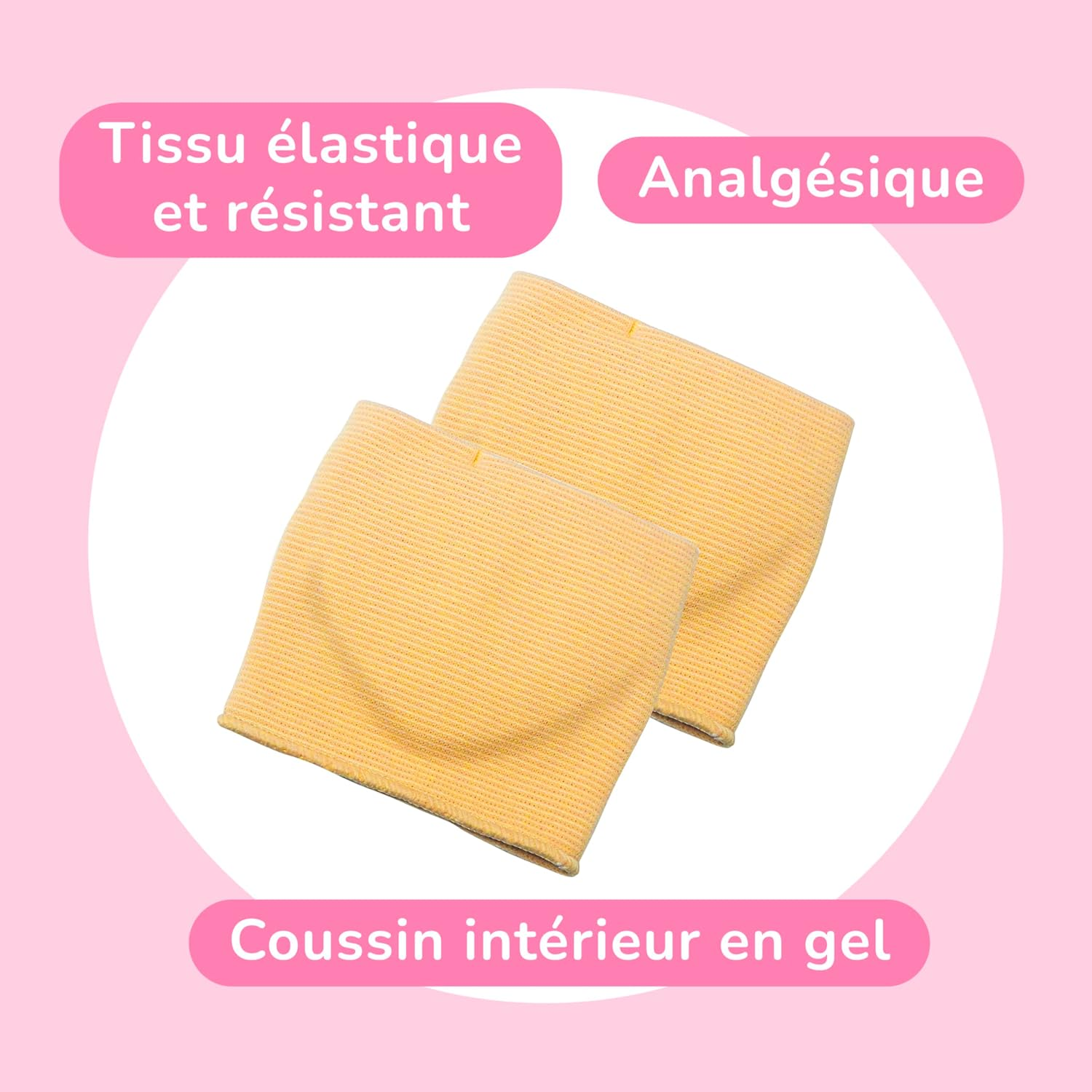 Metatarsal Band with Gel on the Forefoot. with Gel Pad in the Forefoot. Relieves Pain and Protects the Plantar Area. 1 Pair. Size S: EU 36-40. Made in Spain