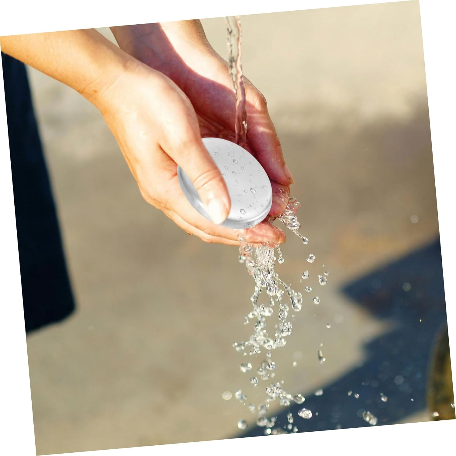 TINEASUR 2Pcs Metal Soap Bars Stainless Steel Odor Eliminating Soaps for Home Restaurant Use image number 4