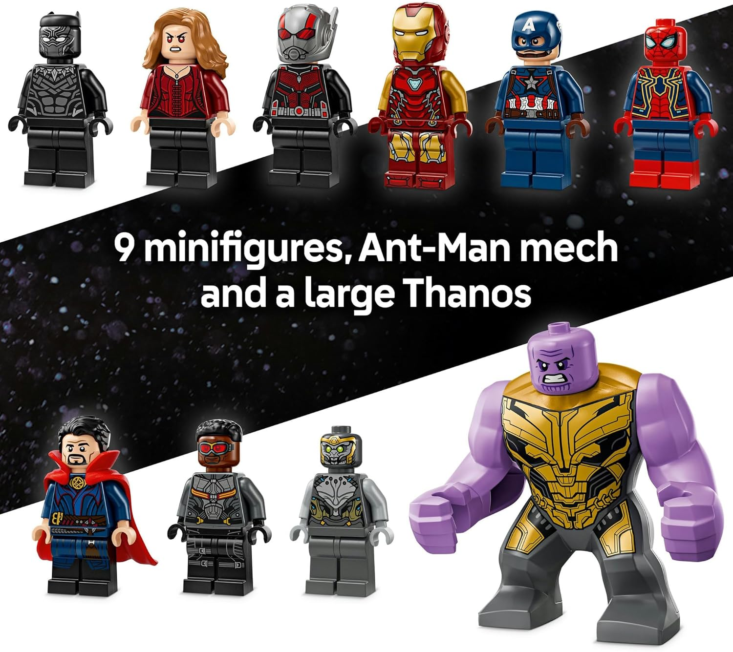 LEGO&reg; Super Heroes Marvel Avengers: Endgame Final Battle 76323 Kids&rsquo; Buildable Adventure Set,10 Figures Including Iron Man, Black Panther and Iron Spider Construction Toys,For Boys and Girls image number 5