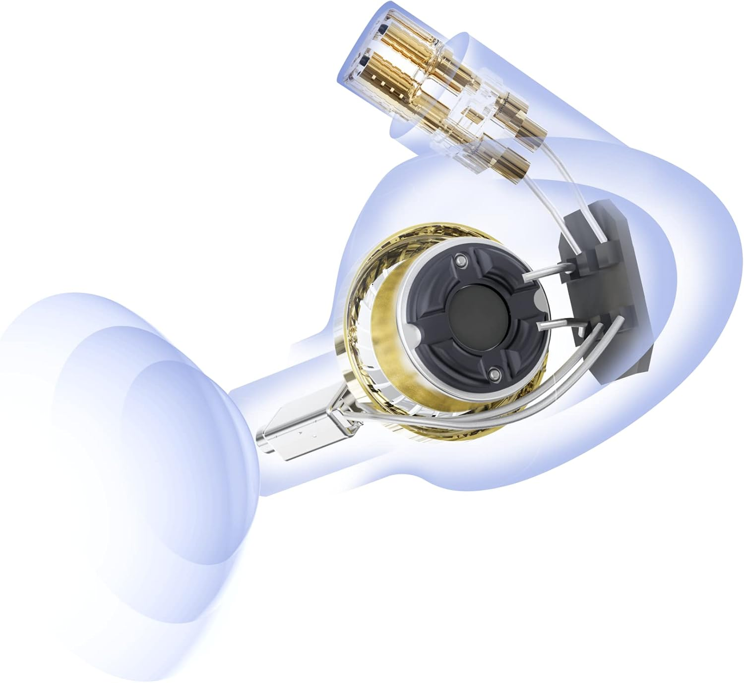 SIMGOT EM2 Roltion Dual Chamber DD+BA Hybrid Driver Playback Frequency Band 20Hz - 40Khz Black image number 1