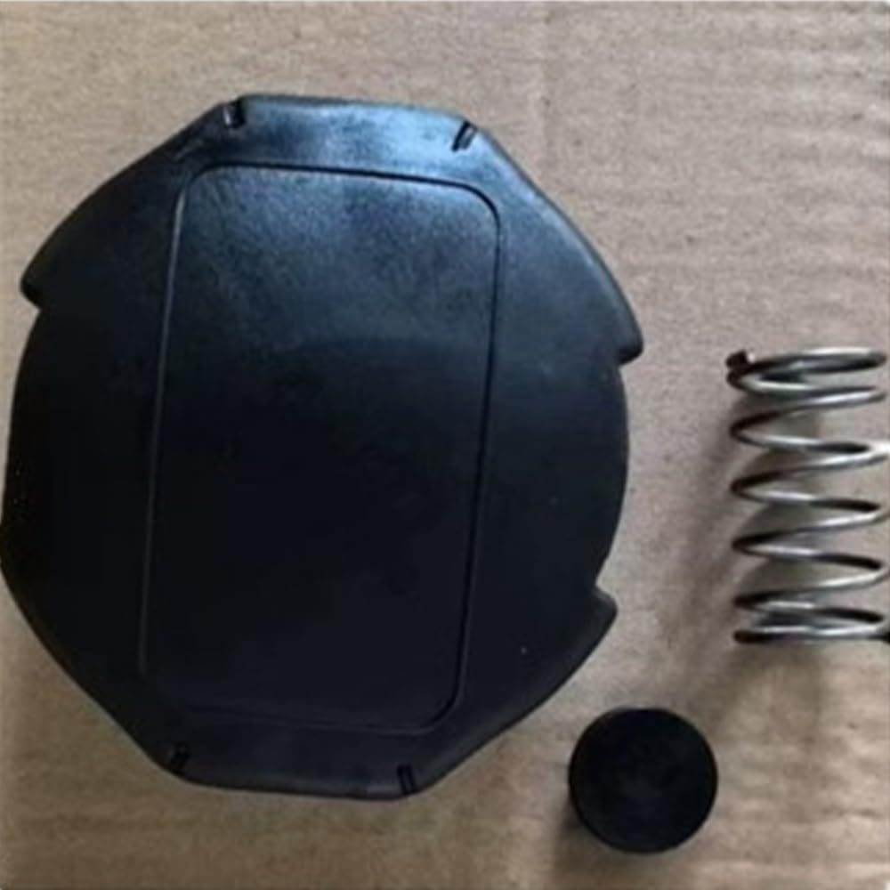 2 Pack Trimmer Parts,Replacement for Speed Feed 400 Trimmer Head,X472000070 Wear Cap Spool Cover 4" Heads,Fit Forsrm-230,Srm-225,Dimmer Cover with Spring(Black) image number 3