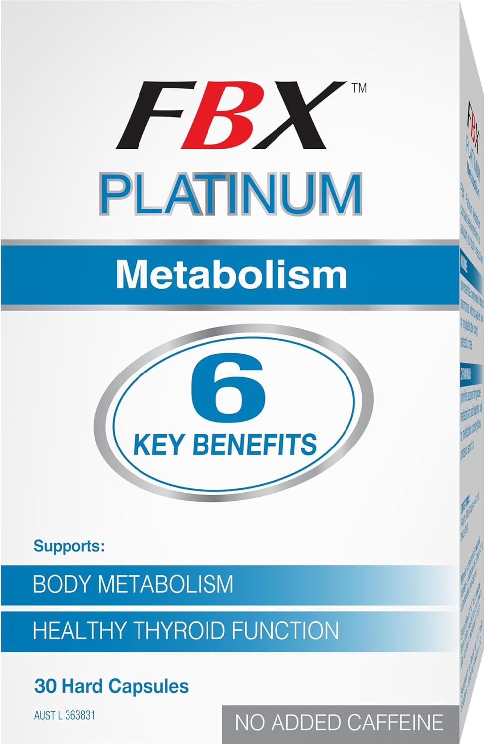 Naturopathica Fbx Platinum Metabolism Supplement 30 Capsules