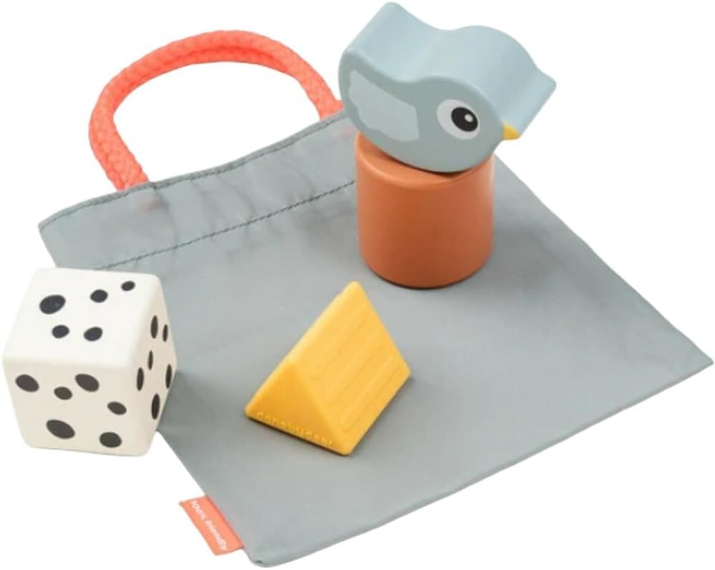 Danbaidia 2BD-4644027 4-Piece Block Set, Birdie image number 1