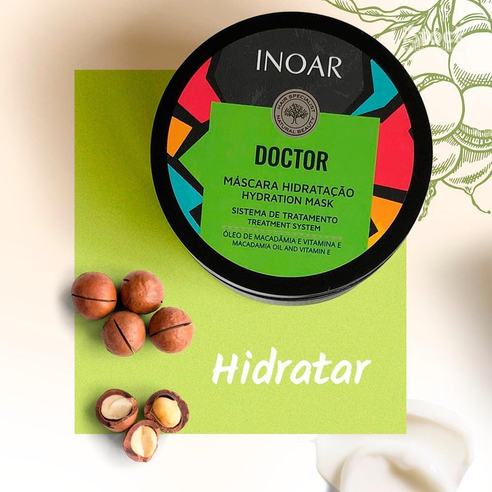 Inoar Doctor Moisturizing Hair Mask 8.8Oz/250G image number 1