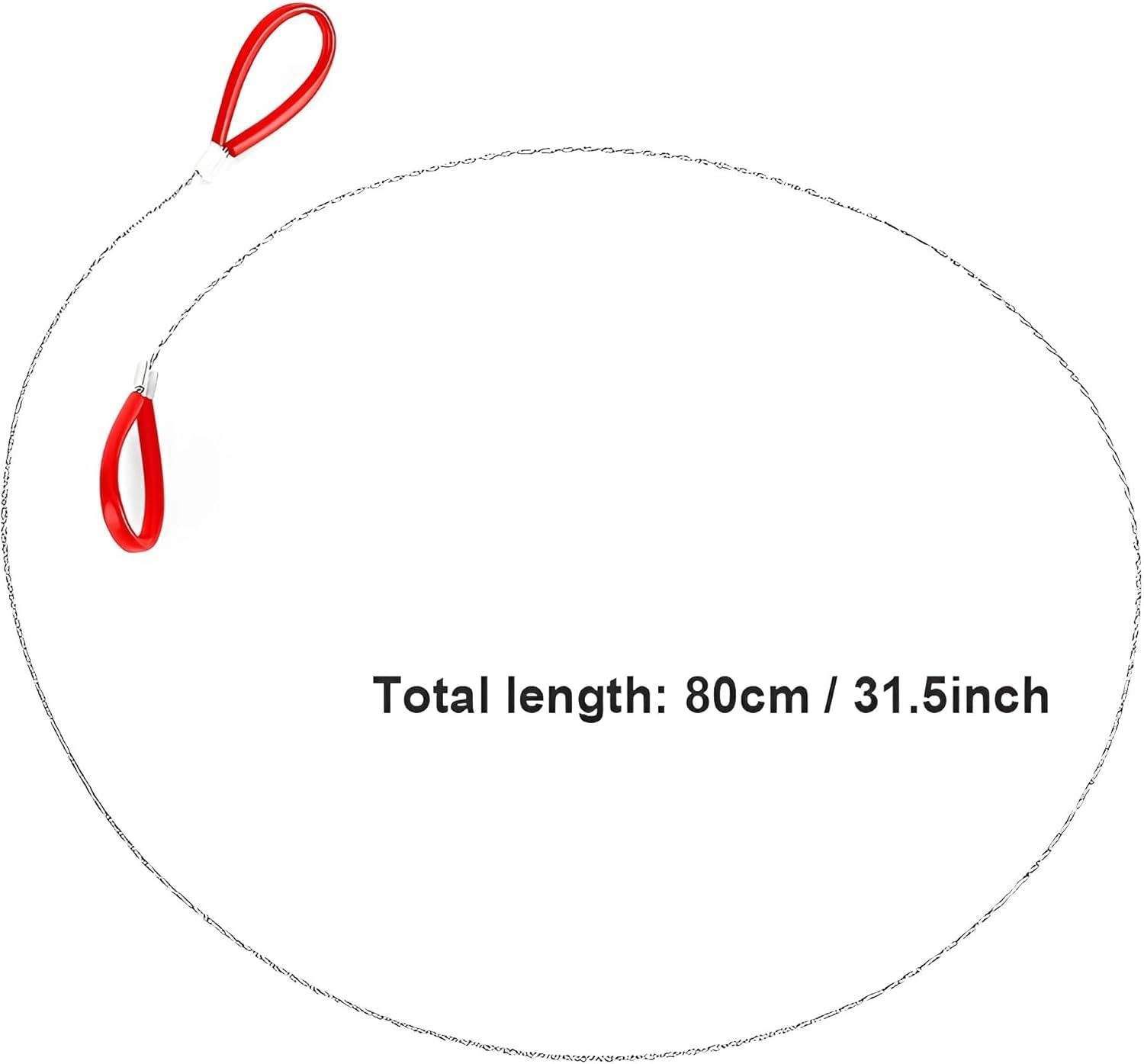 PVC Pipe Cable Saw Stainless Steel Wire Saw, 2Pcs Metal Wire Saw Emergency Survival Saw PVC Pipe Cable Saw,Hand Pocket String Rope Saw PVC Pipe Cable Saw,Pvc Pipe Cable Saw Stainless Steel Wire Saw image number 1