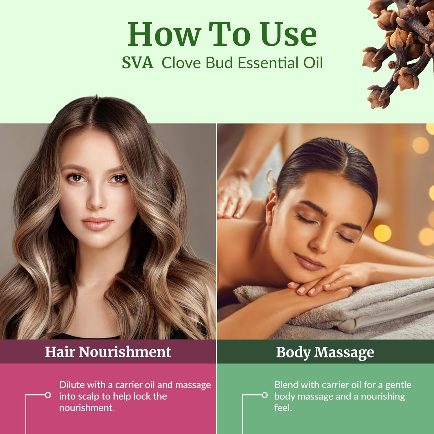 SVA Clove Bud Essential Oil 32 Oz 100% Pure Natural Undiluted Premium Therapeutic Grade Oil Huge Bottle for Skin, Teeth, Diffuser, Aromatherapy image number 5