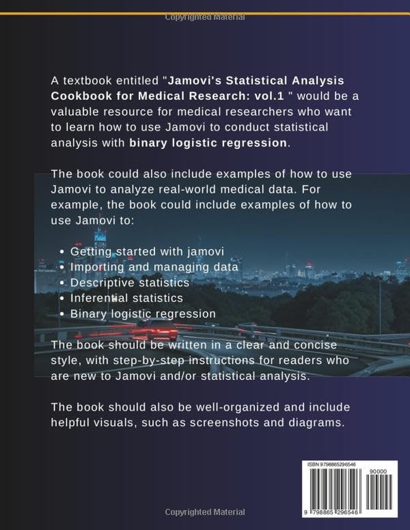 Jamovi'S Statistical Analysis Cookbook for Medical Research: Vol.1 Binary Logistic Regression image number 1