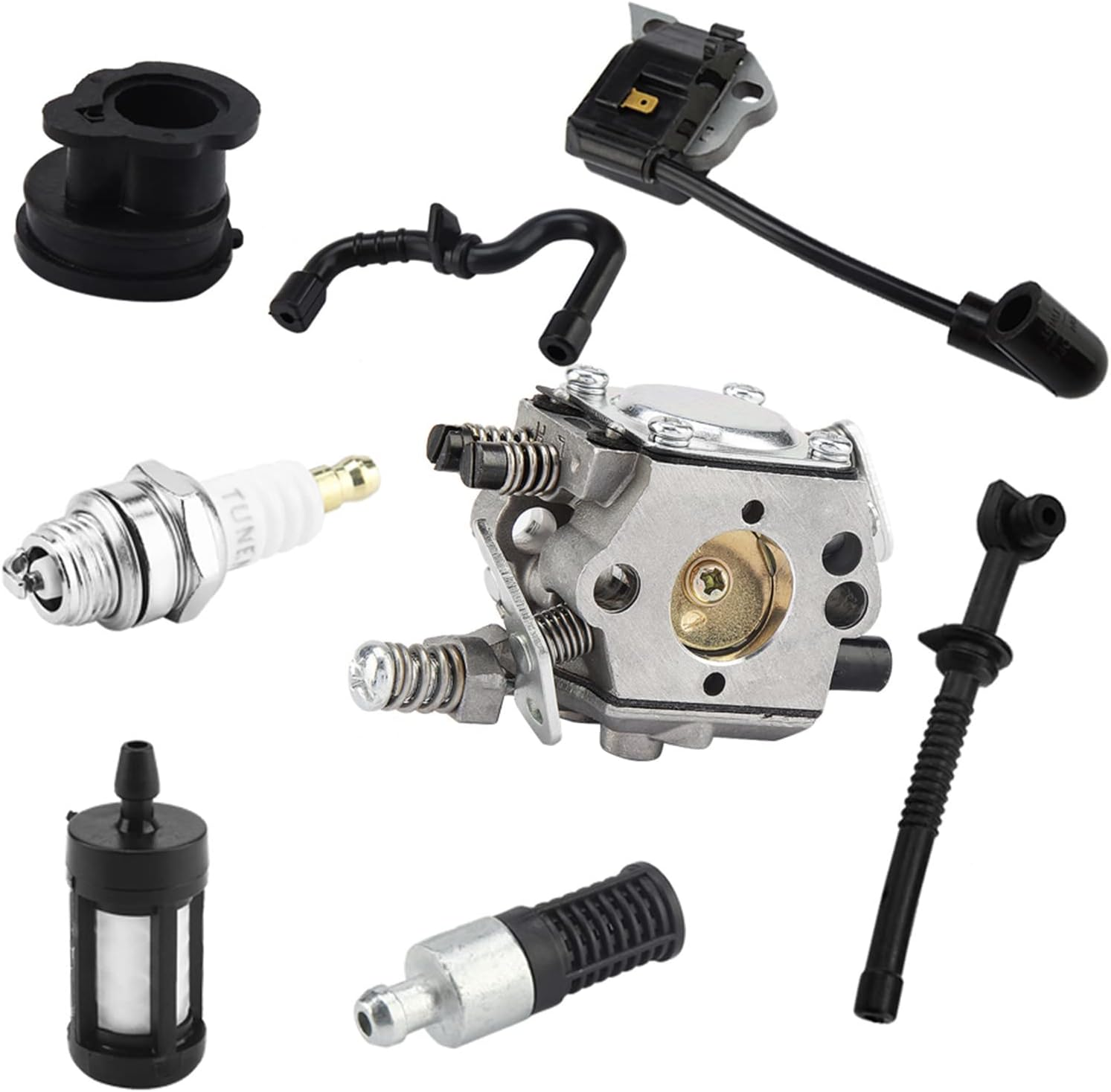 Carburetor,Carburetor Ignition Coil Carb Set for 017 018 MS170 MS180 Chainsaw image number 1
