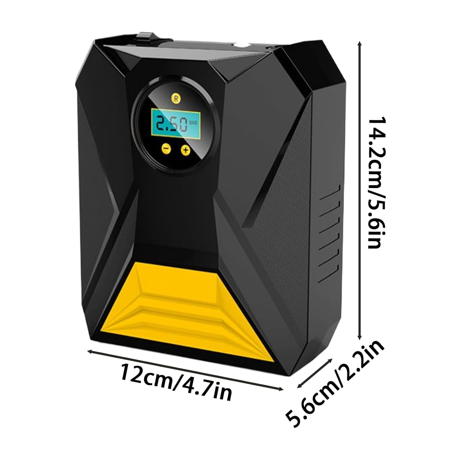 Tire Inflator | Electric Pump Digital Pressure Gauge,12V Cordless Electric Tyre Digital Display Gauge for Wheel Bicycle Automotive Balls Car Truck Motorcycle image number 5