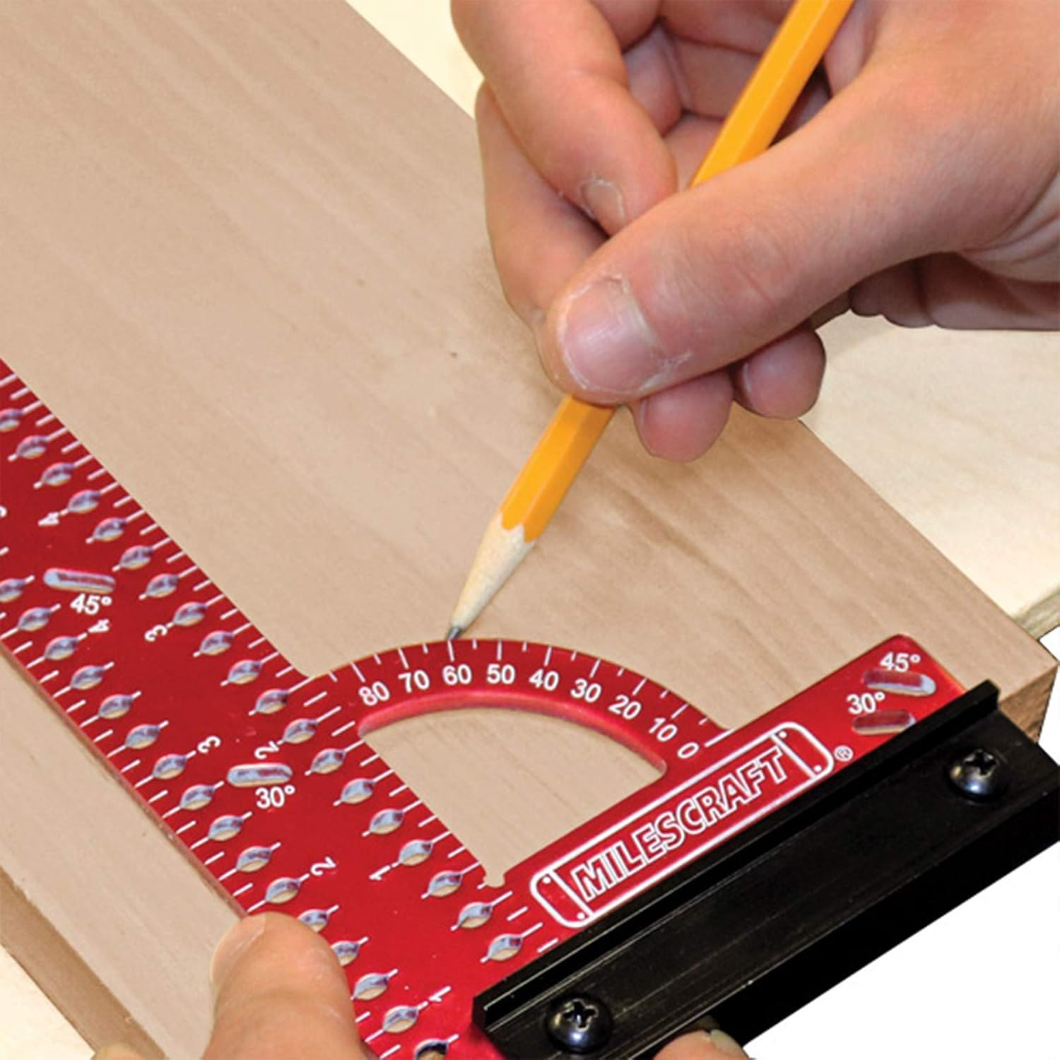 Milescraft Mc-Square150 Carpenter'S Square 150Mm with Angle Finder Metric