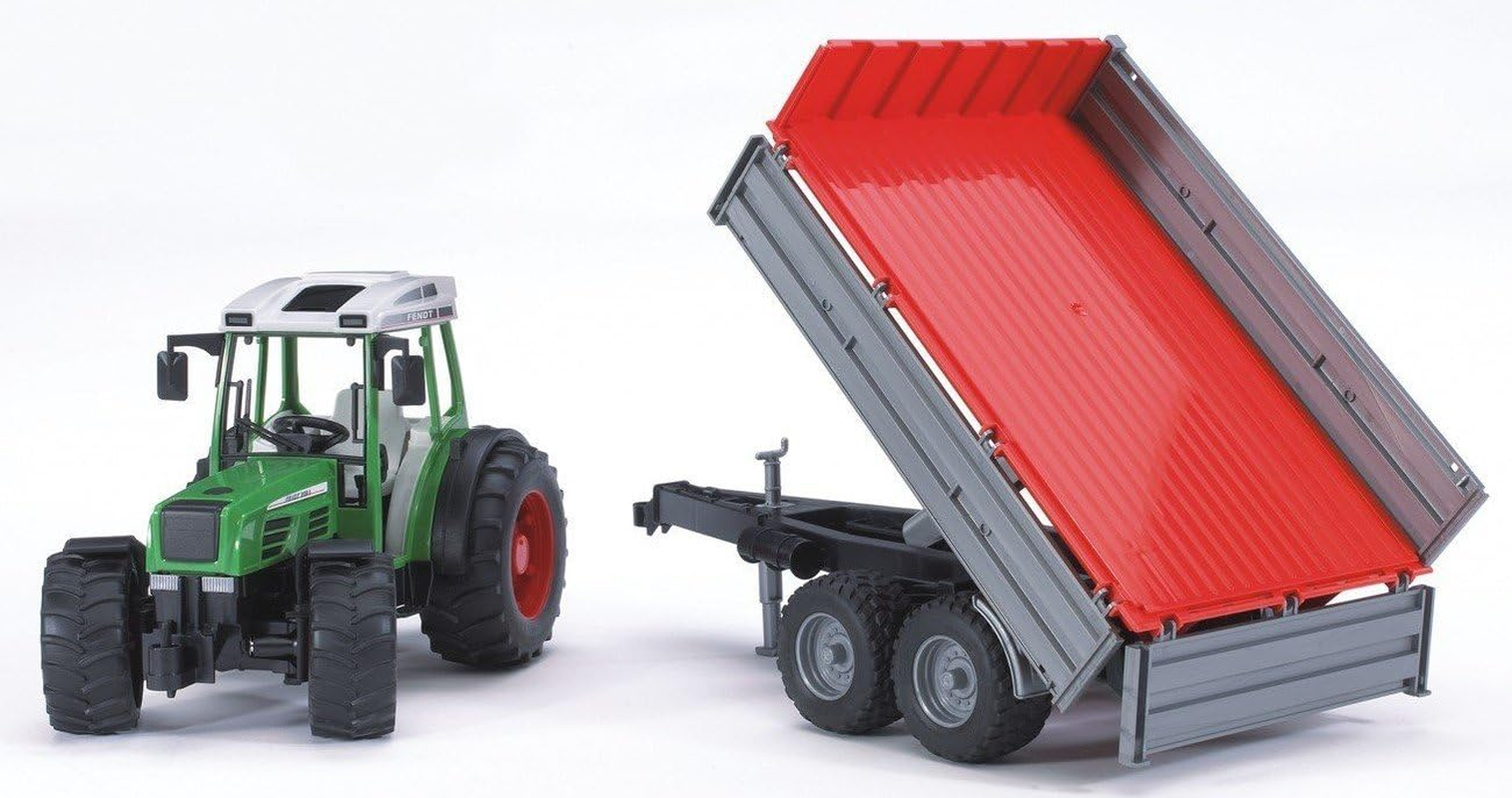 Bruder Fendt 209 S Tractor with Tipping Trailer 1:16 Scale 02104 image number 1