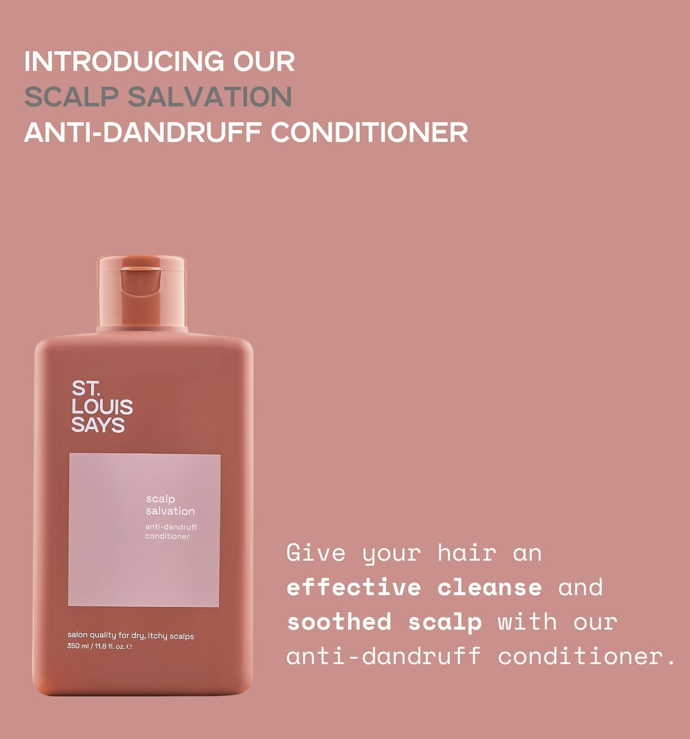 Scalp Salvation Anti-Dandruff Conditioner &ndash; Soothing Conditioner for Dandruff & Dry Scalp Relief &ndash; Fights Flakes, Itchiness & Oil Build-Up &ndash; Infused with Salicylic Acid, Piroctone Olamine, Aloe Vera & Panthenol image number 2