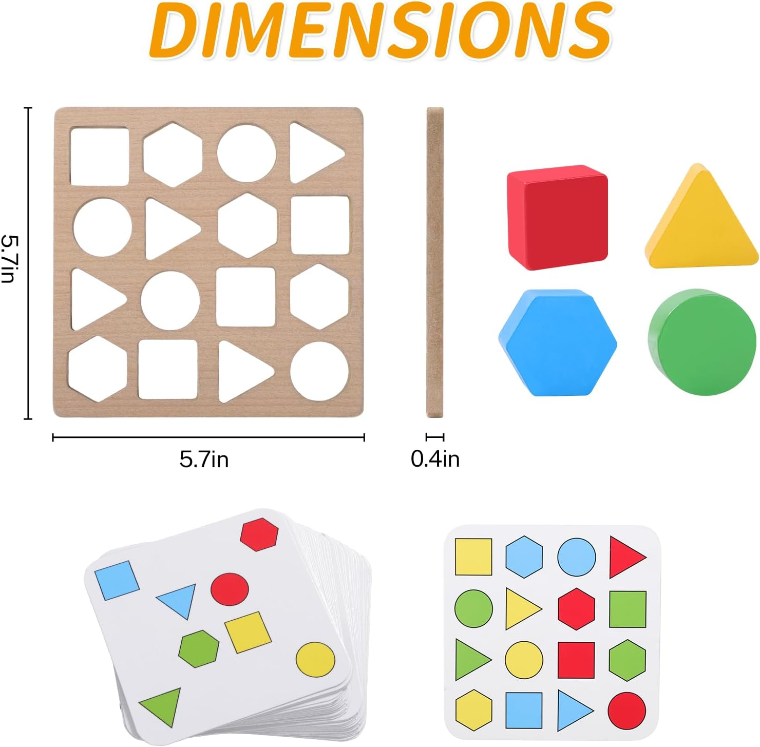Puzzles Gifts for Dementia Seniors Patients,Memory Activities & Games for Seniors with Dementia,Dementia Geometric Cognitive Products for Alzheimers Elderly image number 6