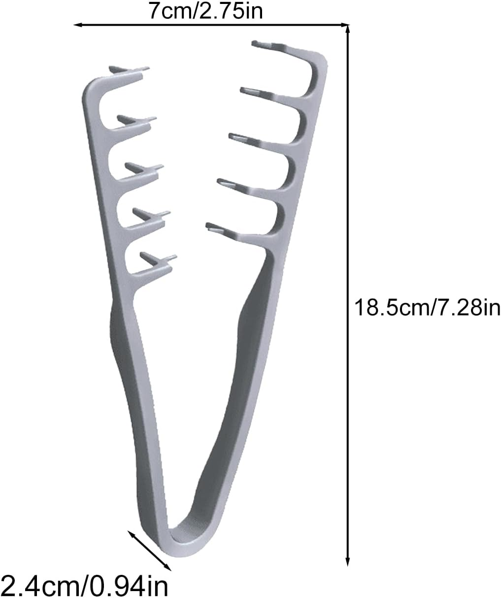 Texture Comb, Wide-Tooth Volumizing Hair Styling Comb, Wide Tooth Detanglers, Root Volumizing Tool, Volume and Grooming Accessory Seam Smooth Styling for Women - Advanced Gray image number 6
