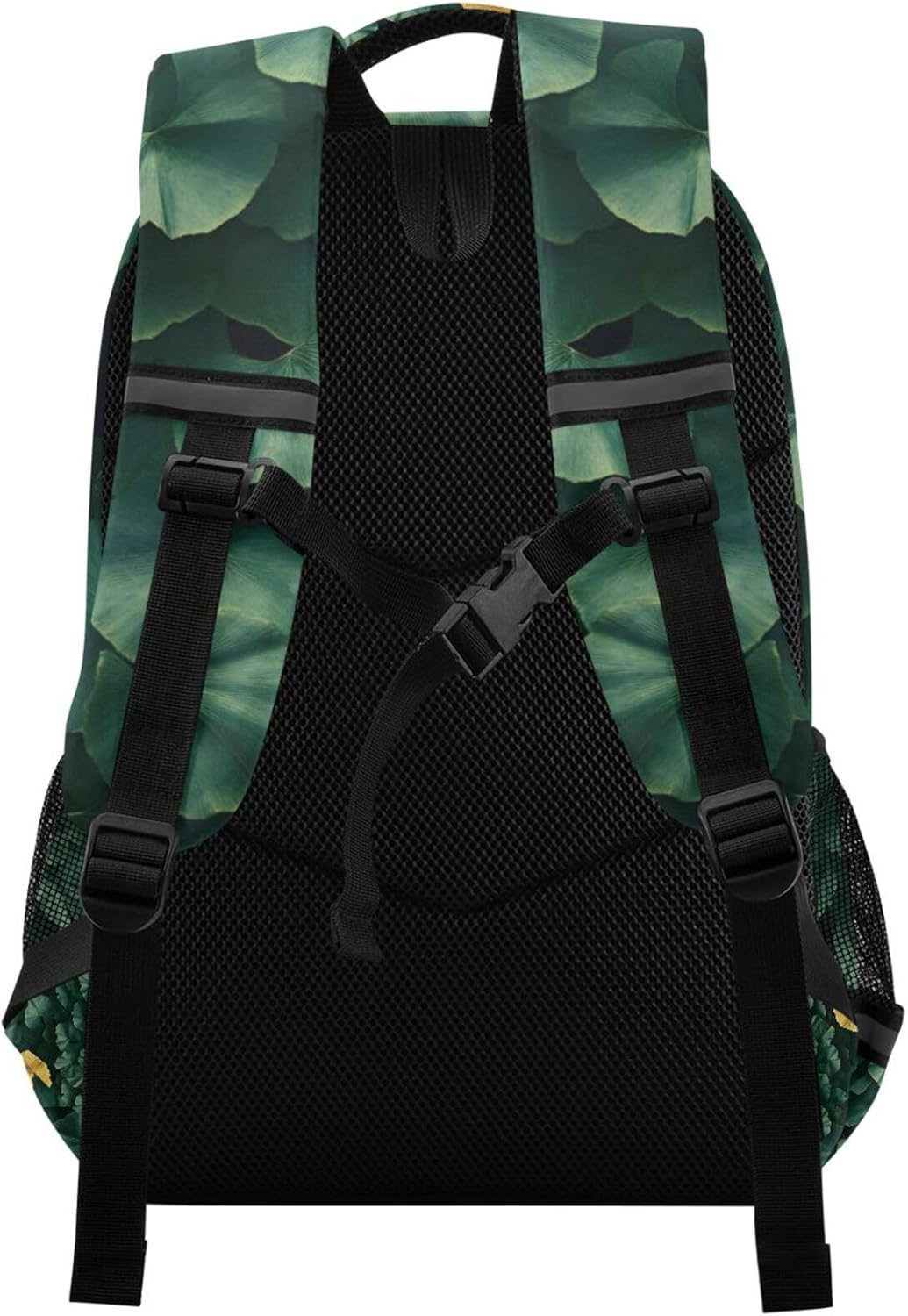 AIXIWAWA Travel Backpack (Ginkgo Green Gold) for Women Men, Laptop Backpack Daypacks with Padded Straps and Back 11.6&times;4.9&times;16.7 IN, Multicolor, 11.6&times;6.9&times;16.7Inch image number 2
