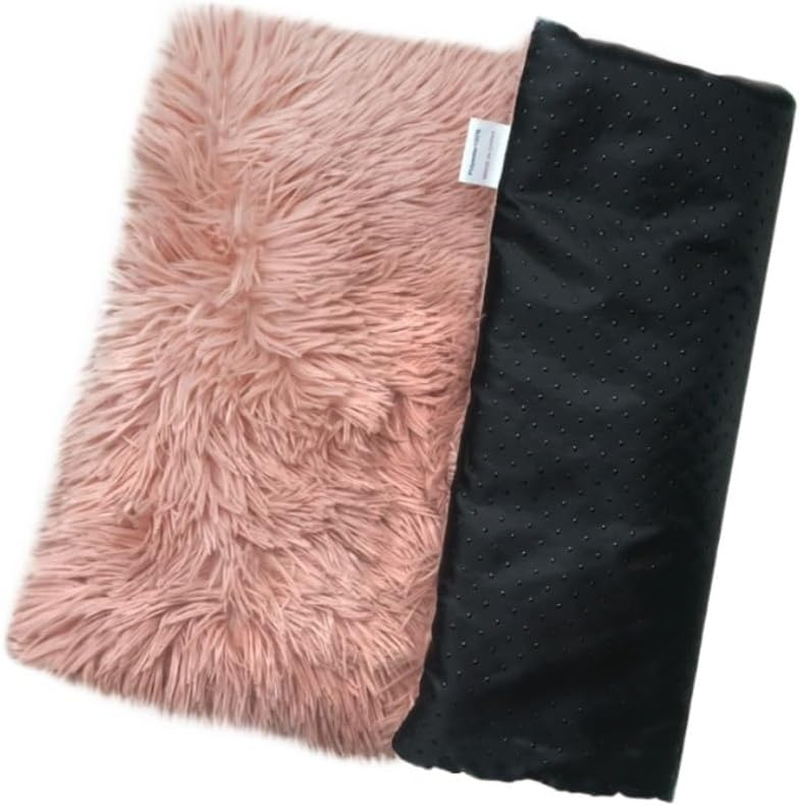 Dog Bed Cat House Pet House Pet Bed Washable Dog Crate Mattress Calming Fluffy Anxiety Dog Beds Deluxe Plush Dog Mat with Slip Bottom Dog House Cat Bed Pet Nest (Color : A, Size : 60 * 40 * 3Cm)