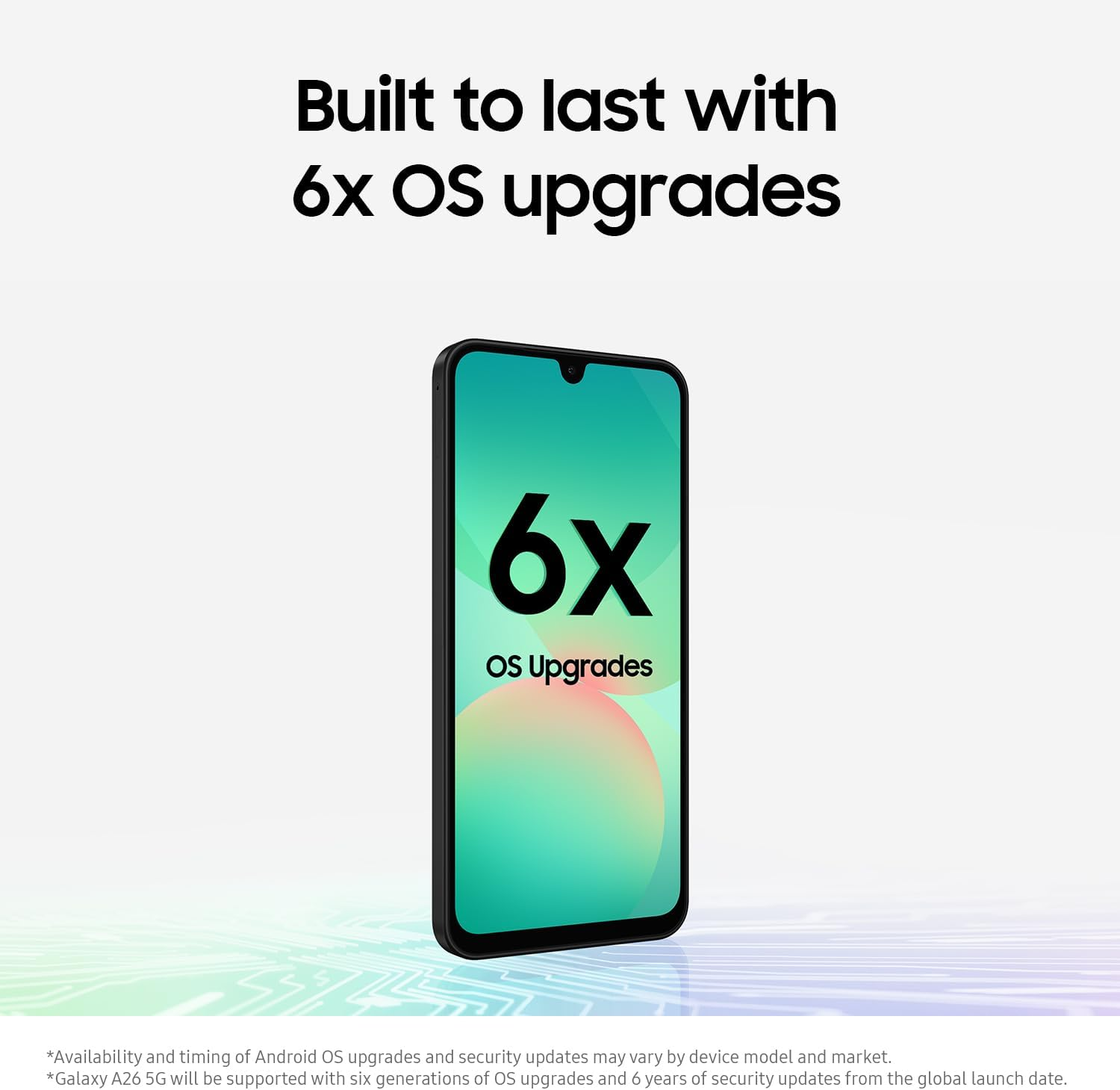 Samsung Galaxy A26 [AU Version] 5G a Series Mobile Phone, Awesome Intelligence, 128GB Storage, 6.7'' Display, Strong Durability, Super Fast Charging, Black image number 2