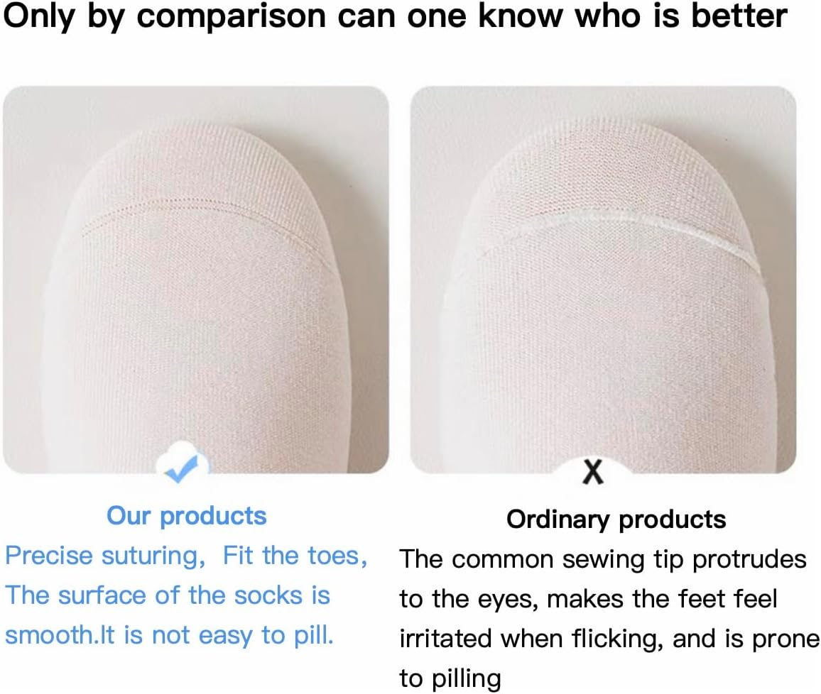 5 Pairs Yoga Socks for Women Non-Slip Grips & Straps, Ideal for Pilates, Pure Barre, Ballet, Dance, Barefoot Workout image number 3