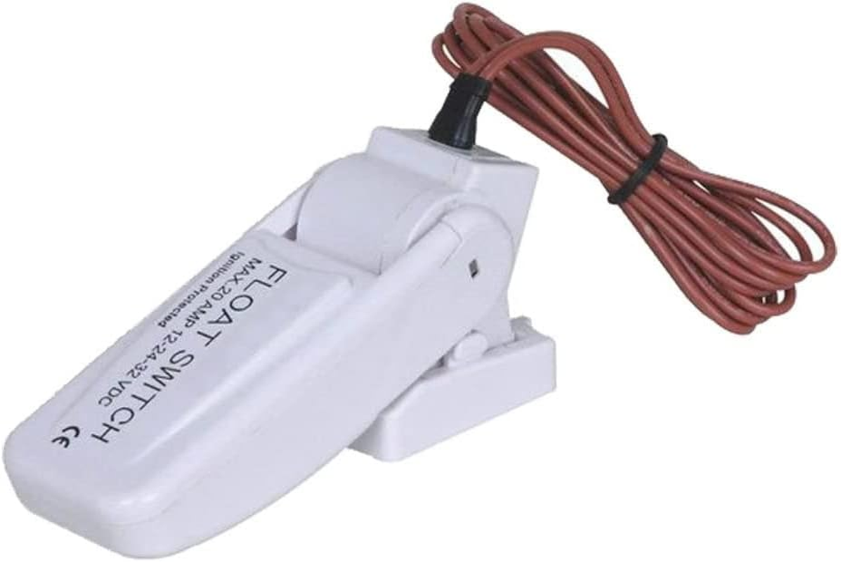 ZONADA 20A Flow Switch for 12V 24V or 32V Bilge Water Pump Auto On/Off Fresh or Sea Water for Caravan Camping Marine Fishing Boat Small Swimming Pool and Fountains image number 2