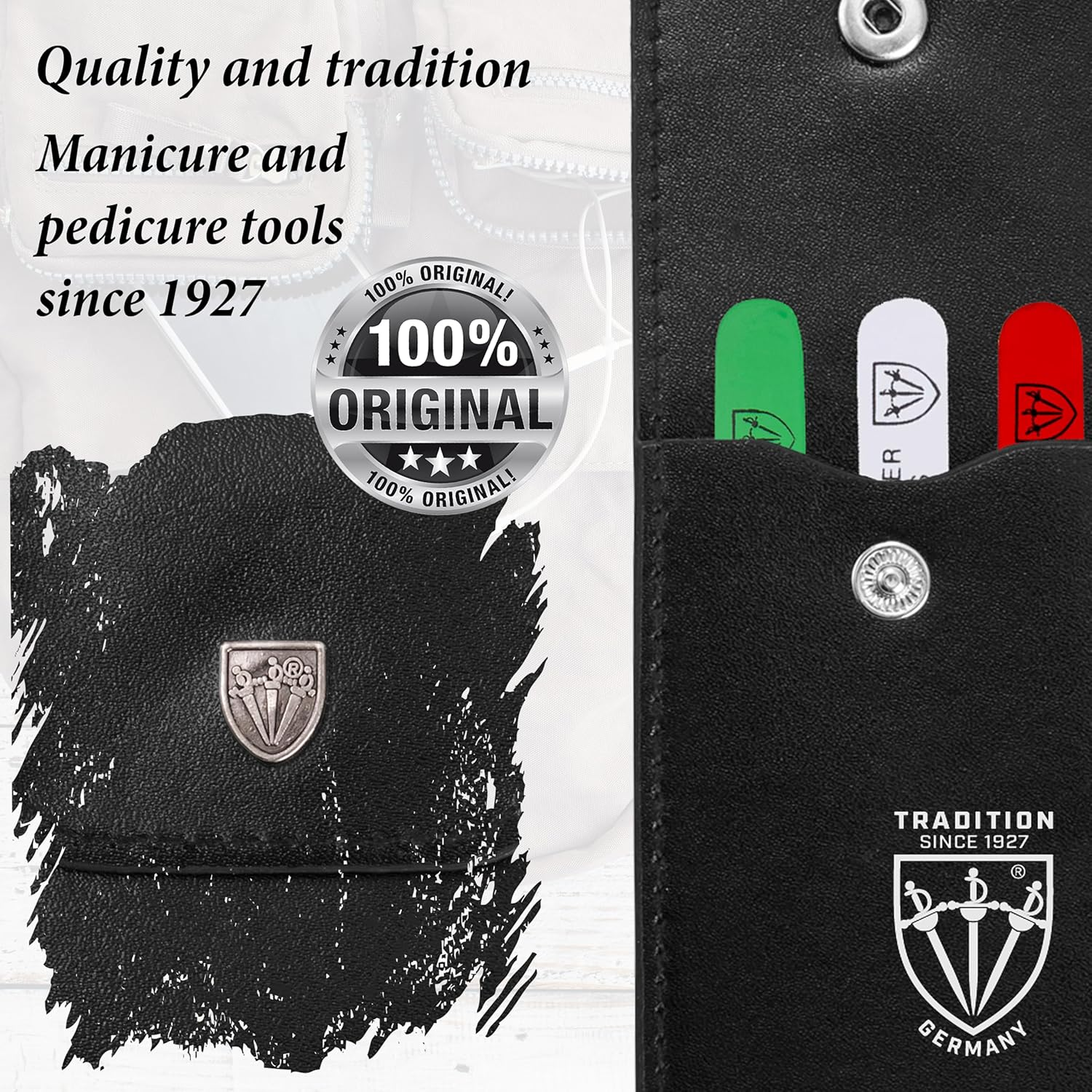 3 Swords Germany - Brand Quality Professional Stainless Steel Precision Tweezer Set "MEXICO" Slanted, Straight, Pointed Eyebrows Hair, Manicure Pedicure - Pinzas Rectas, Biseladas, Puntiagudas (5366) - "Mexico" image number 3