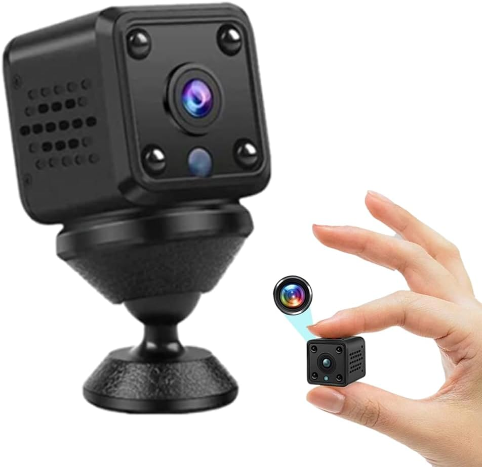 Leona Co Mini Wifi Camera 1080P HD &ndash; Small Wireless Security Cam with Night Vision, Motion Detection, App Control &ndash; Indoor Surveillance Camera for Pets, Baby, Elderly, Office, Remote Monitoring image number 6