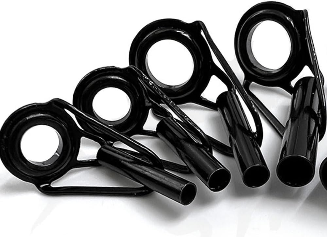 Fishing Rod Tip Repair Kit,Armastuse 10 Pcs Rod Tip Repair Kit with Plastic Box Fishing Rod Ceramic Guide Rings for Freshwater Saltwater Fishing Lovers image number 4