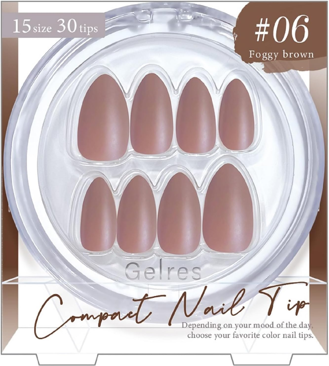 ST Geris Compact Nail Tip GCN 1301 Ecrubert (Pack of 30) - 02 French Chic image number 3