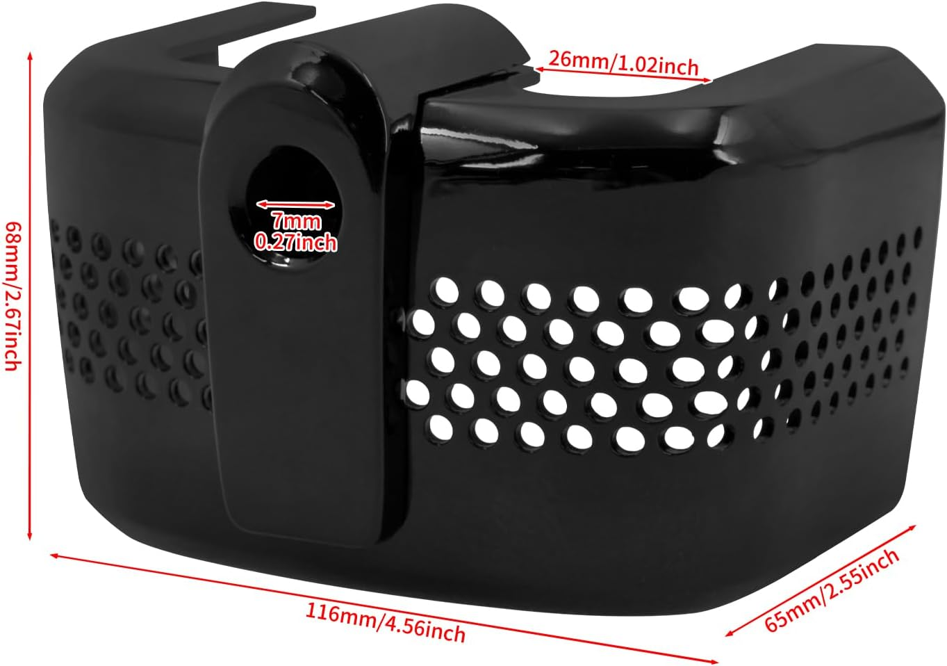 HDBUBALUS Motorcycle Coil Cover Ignition Coil Cover Fits Harley Softail Street Bob Breakout Low Rider S Heritage Classic 2018+ All Black