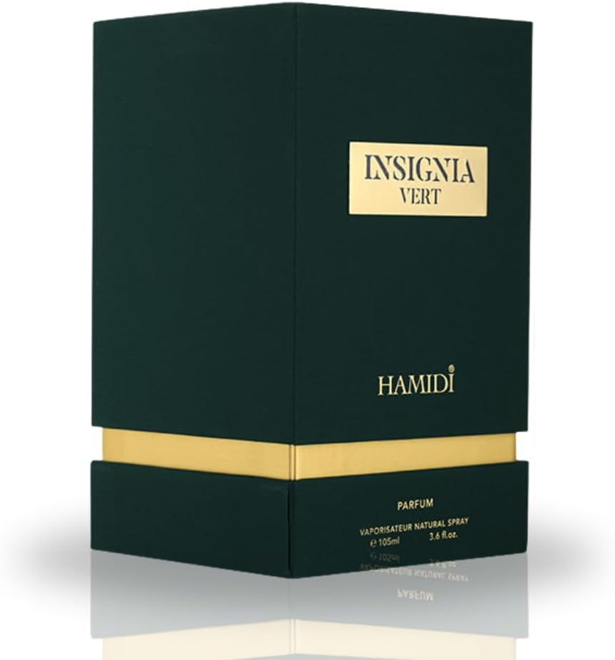 Hamidi INSIGNIA VERT EDP Spray 105ML (3.5 OZ) a Fresh & Elegant Fragrance Experience, Perfume for Women.