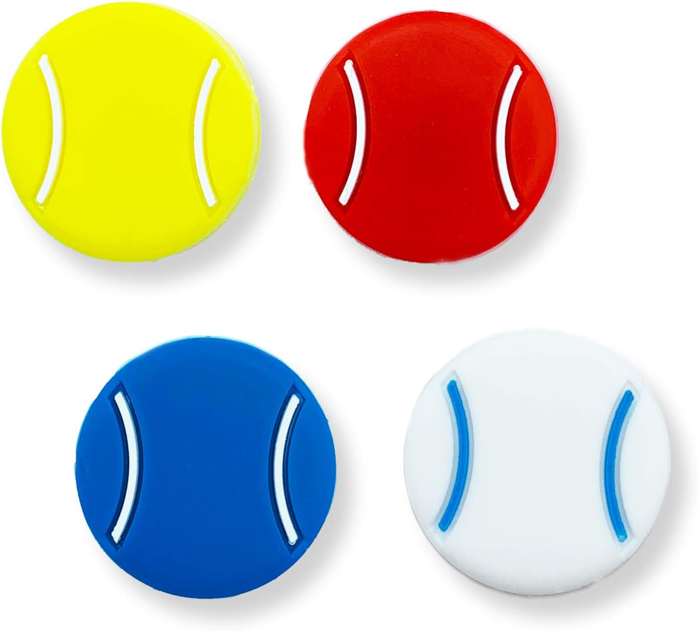 Tennis Racket Vibration Dampener, 3 Designs(4-6 Packs), Racket String Shock Absorber, Great Tennis Gift image number 3