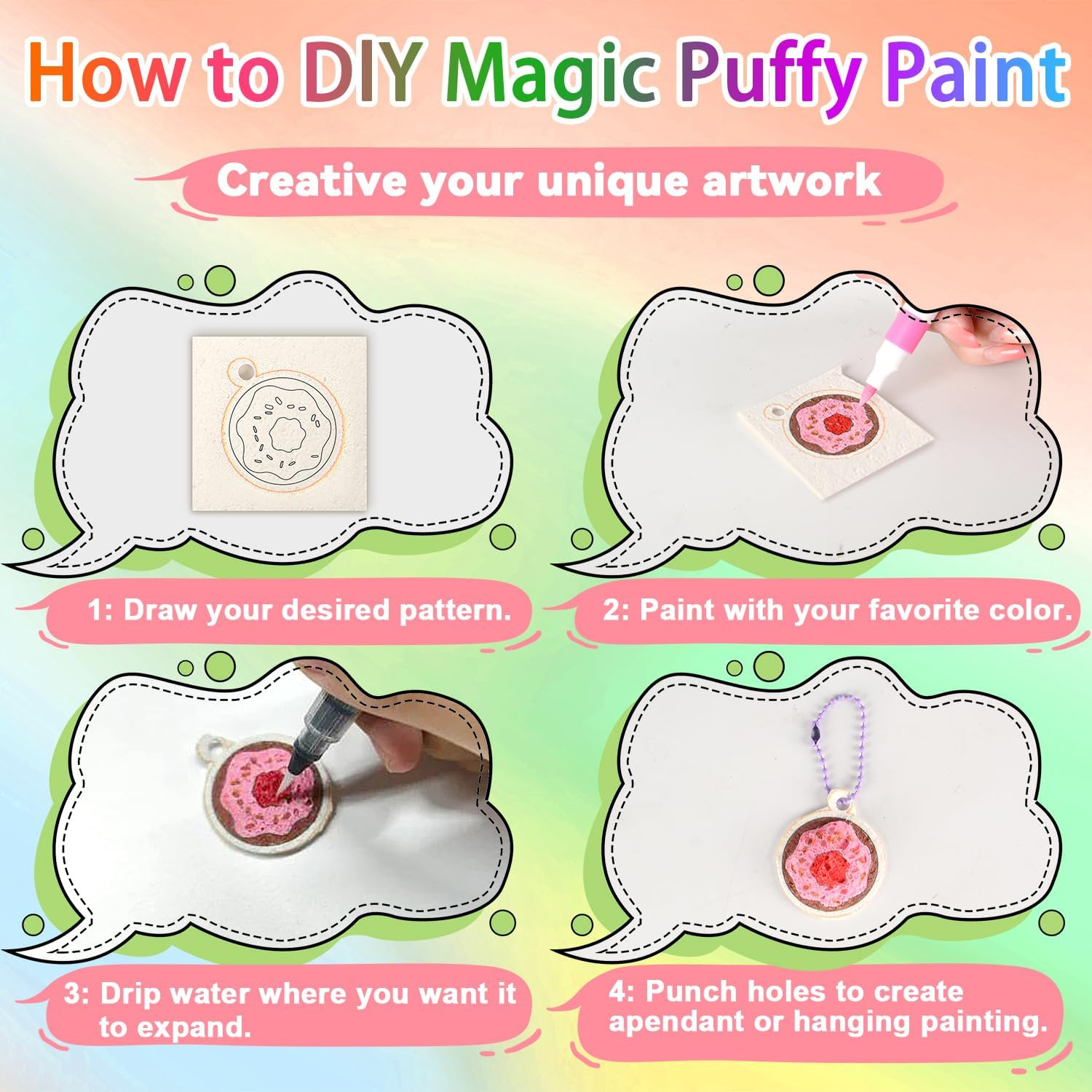 Magic Foam Texture Painting Kit image number 6