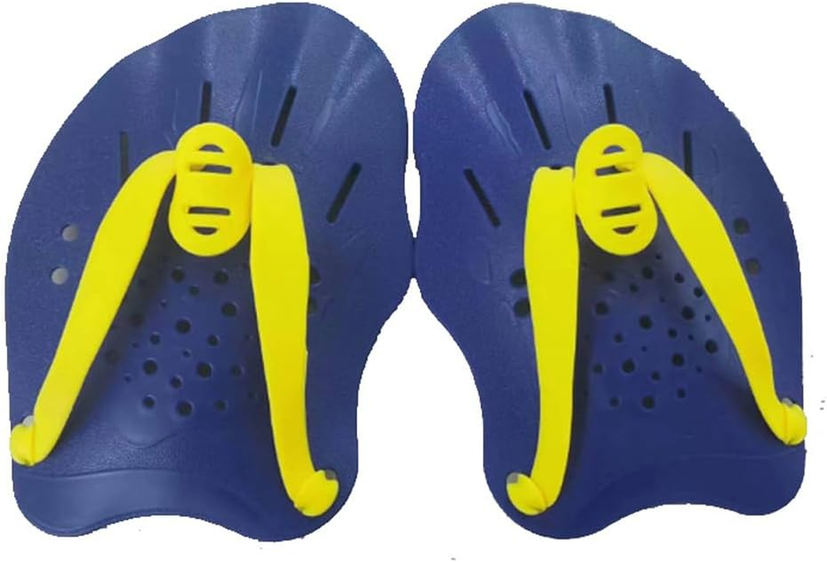 THJOPOKEEL Swim Paddles Hand, Swim Paddles for Lap Swimming - Swim Hand Paddles with Adjustable Straps, Swimming Equipment for Women Men Children (1 Pair)