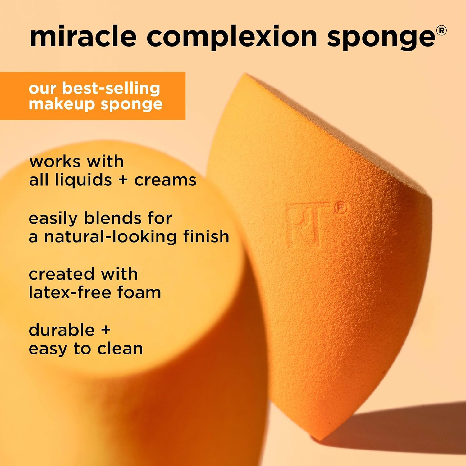 Real Techniques Miracle Complexion Sponge, 4 Pieces image number 5