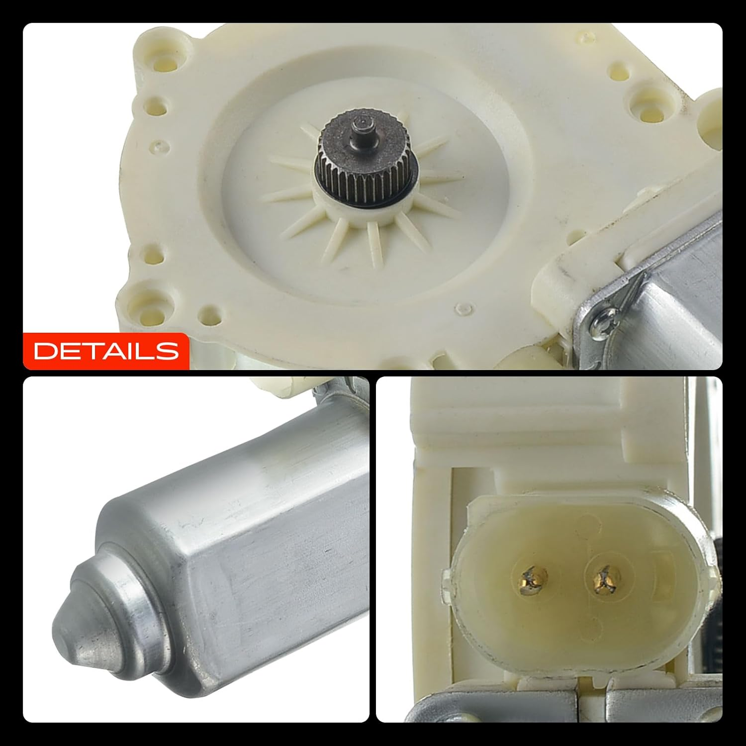 Frankberg Window Regulator Motor Front Left Compatible with M-I-N-I R50 R52 R53 Cooper One Works Hatchback Convertible 2001-2005 67628360512 image number 2