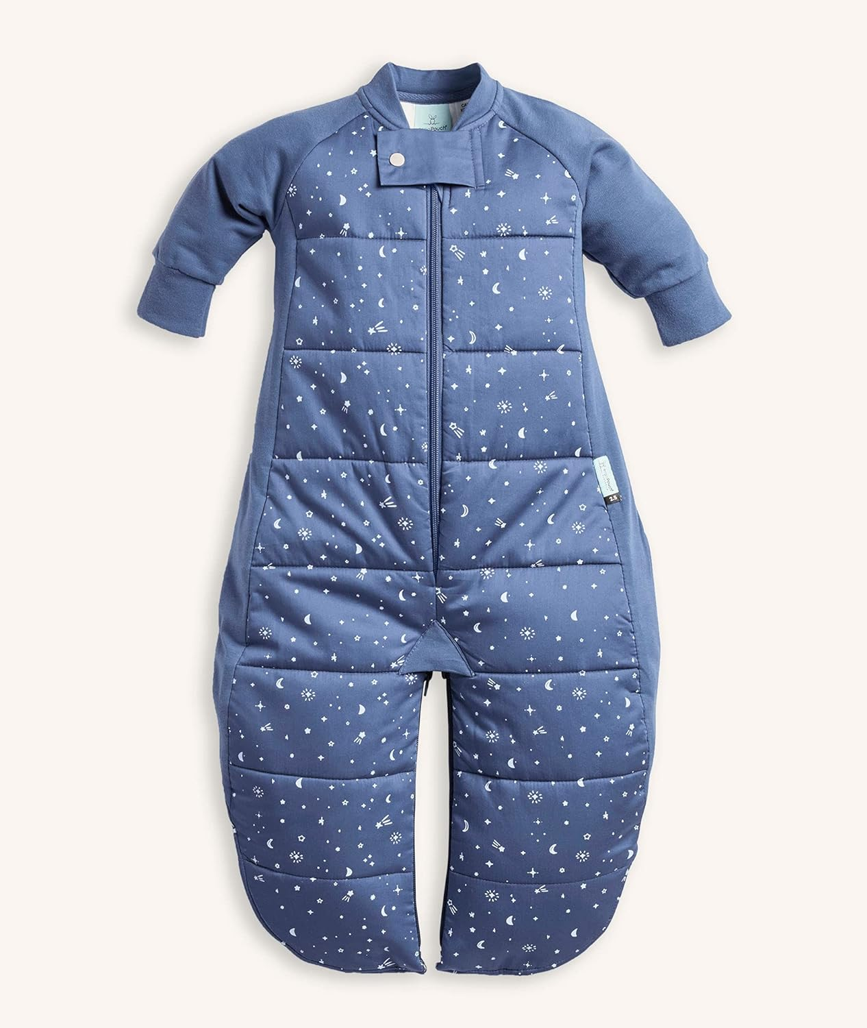 Ergopouch Sleep Suit Bag 3.5 TOG &ndash; 3-12 Months &ndash; Night Sky Print &ndash; 400-Thread-Count Organic Sheeting Material &ndash; Sleeping Bag & Suit in One &ndash; for Infants, Toddlers & Kids image number 5