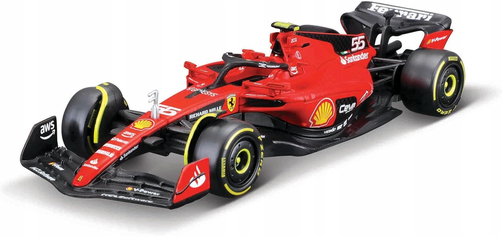 Bolid F1 Ferrari SF-23 Carlos Sainz 1:43 Model BBURAGO 36836 image number 2