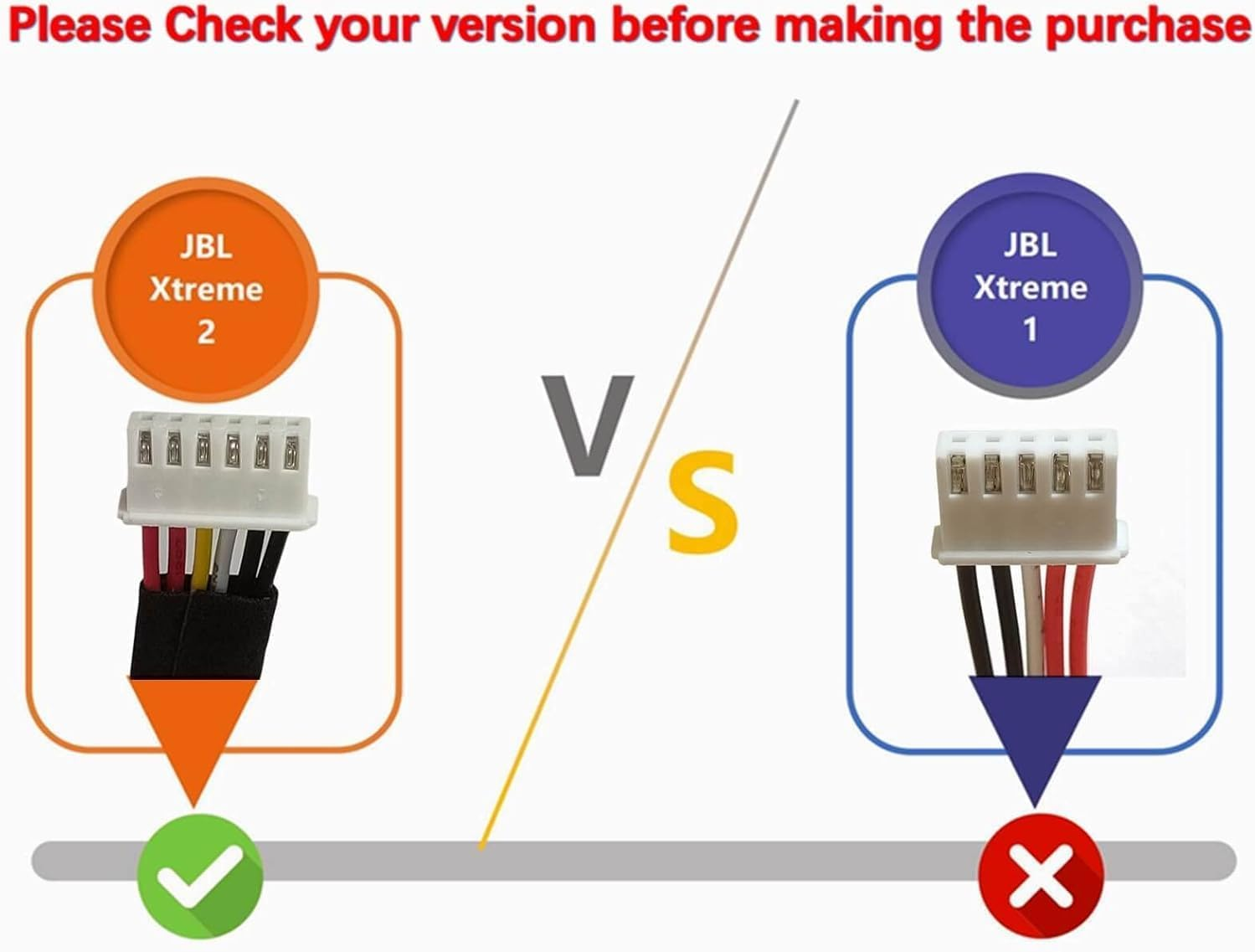 6800Mah Replacement Battery for J-BL Xtreme 2 Fits PN SUN-INTE-103 2INR19/66-2 7.4V image number 5