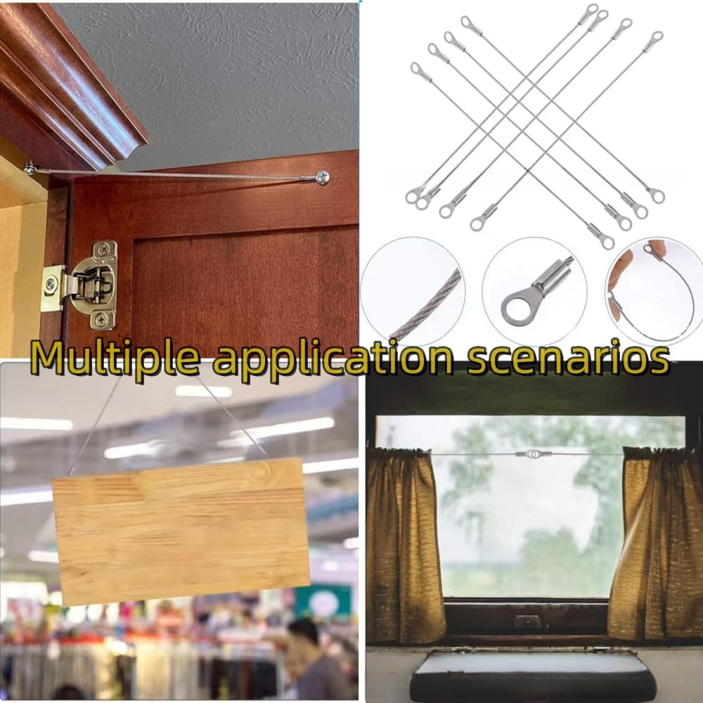 HIDOSNG Soft Close Door Hinge Clip,Cabinet Hinge Restrictor,Hinge Limiting Clip for Cupboards Door Hinge Position Limiter | Limiting Device for Cab image number 5