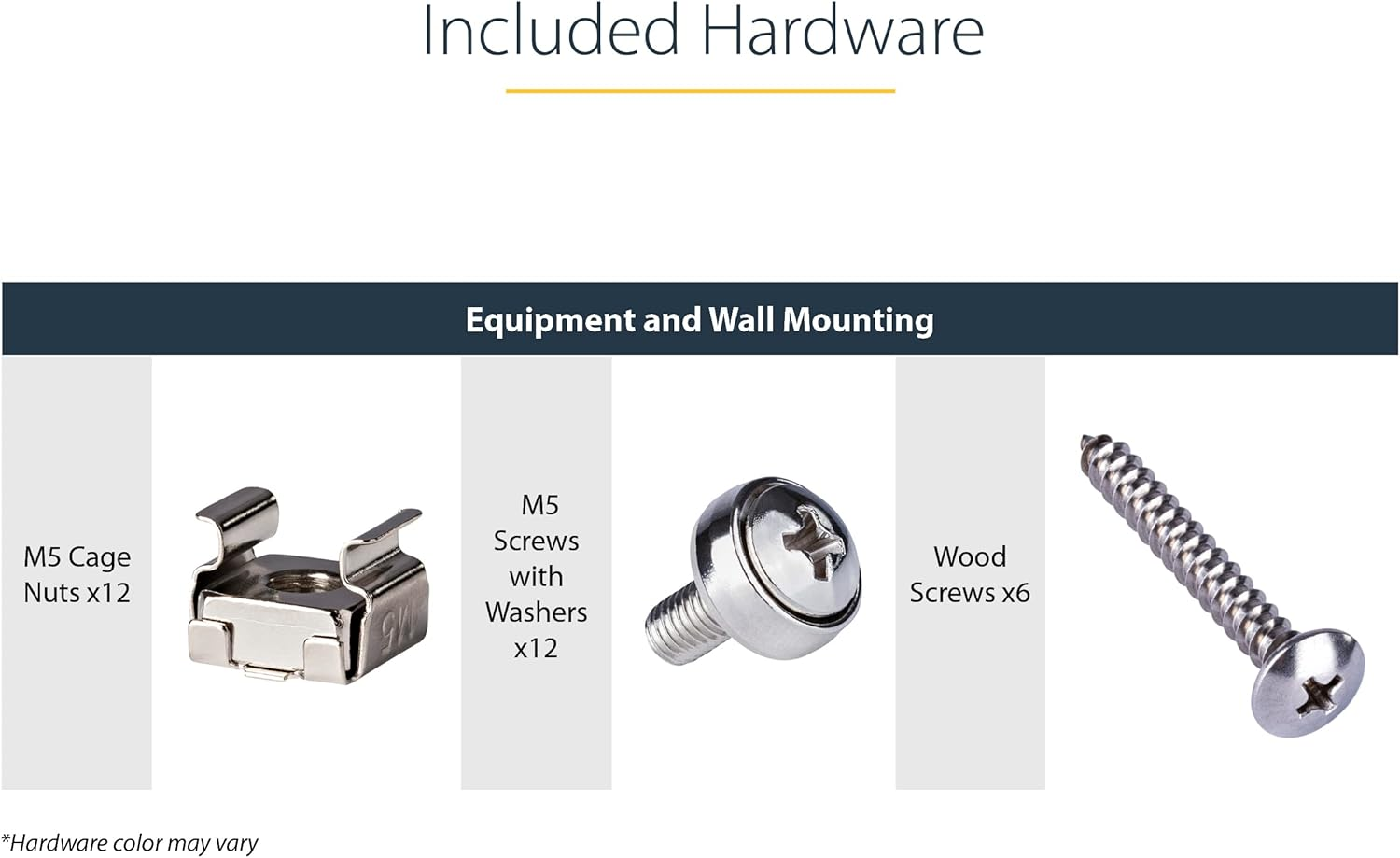 Startech.Com 3U 19-Inch Steel Vertical Wall Mount Equipment Rack Bracket RK319WALLV (Black) image number 3