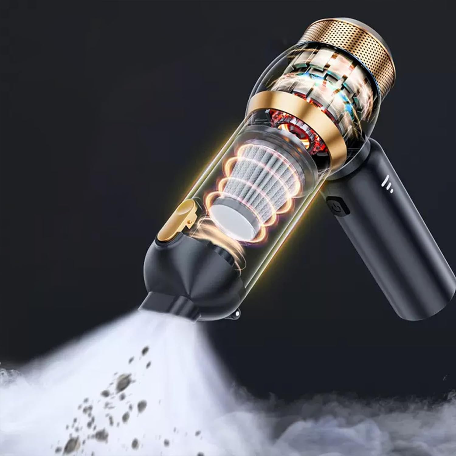 4-In-1 Cordless Handheld Vacuum with 22000PA Suction - Air Duster and Blower for Home & Car Cleaning