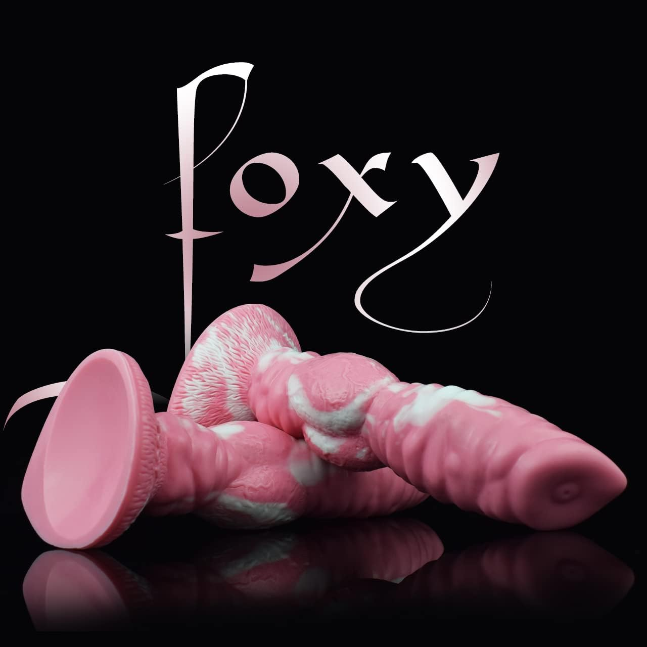 YOCY Sexy Foxy Knotty Dildo Plug, 7'' Insertable Silicone Sex Toy Adult Novelty for Hotspots Masturbation image number 3