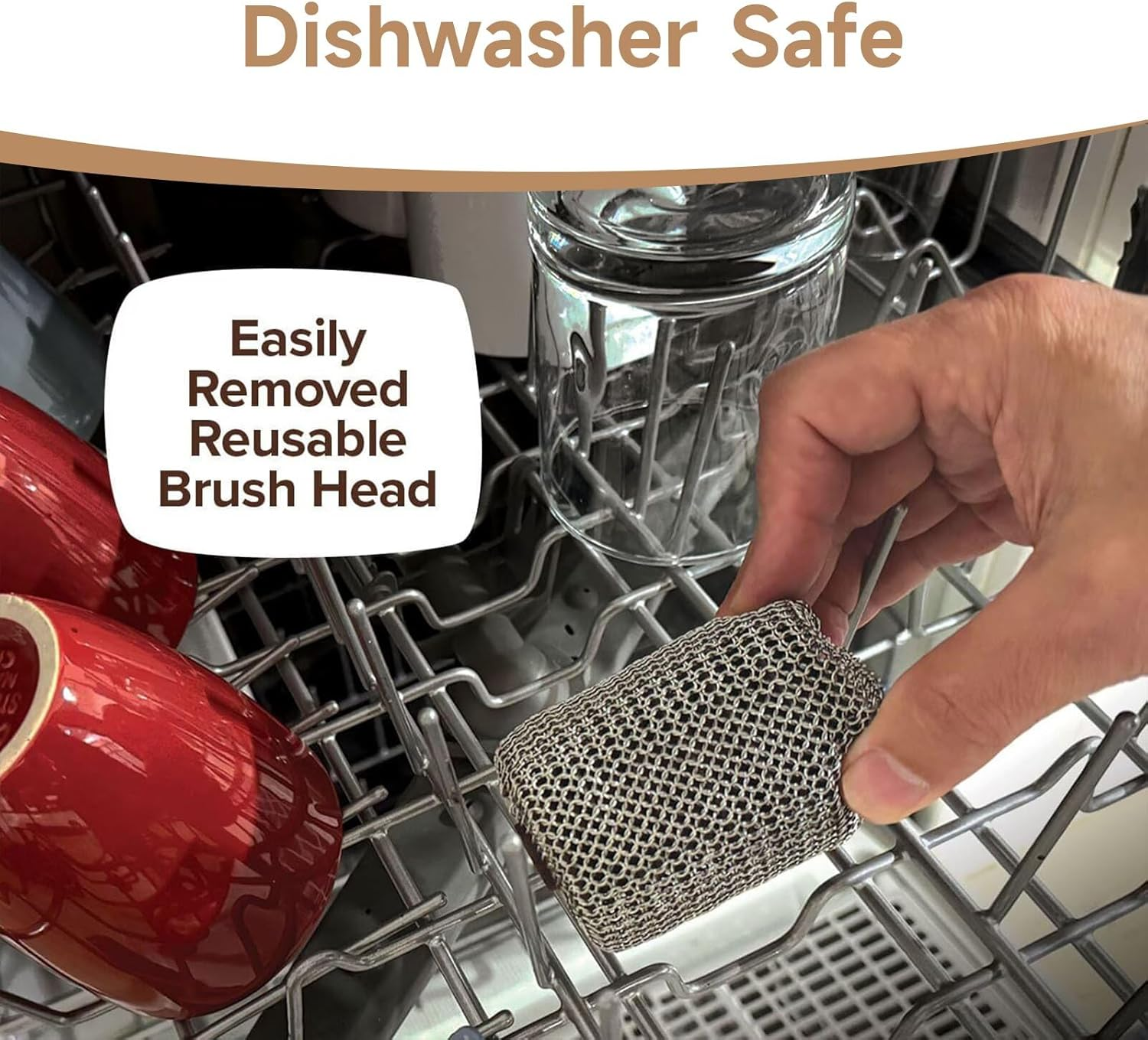 ZVCXOE Electric Grill Cleaner Cordless Stainless Steel Electric Drum Hairless Spin Grill Brush 350RPM Stainless Steel Drum Suitable for Outdoor Grilling Brown image number 4