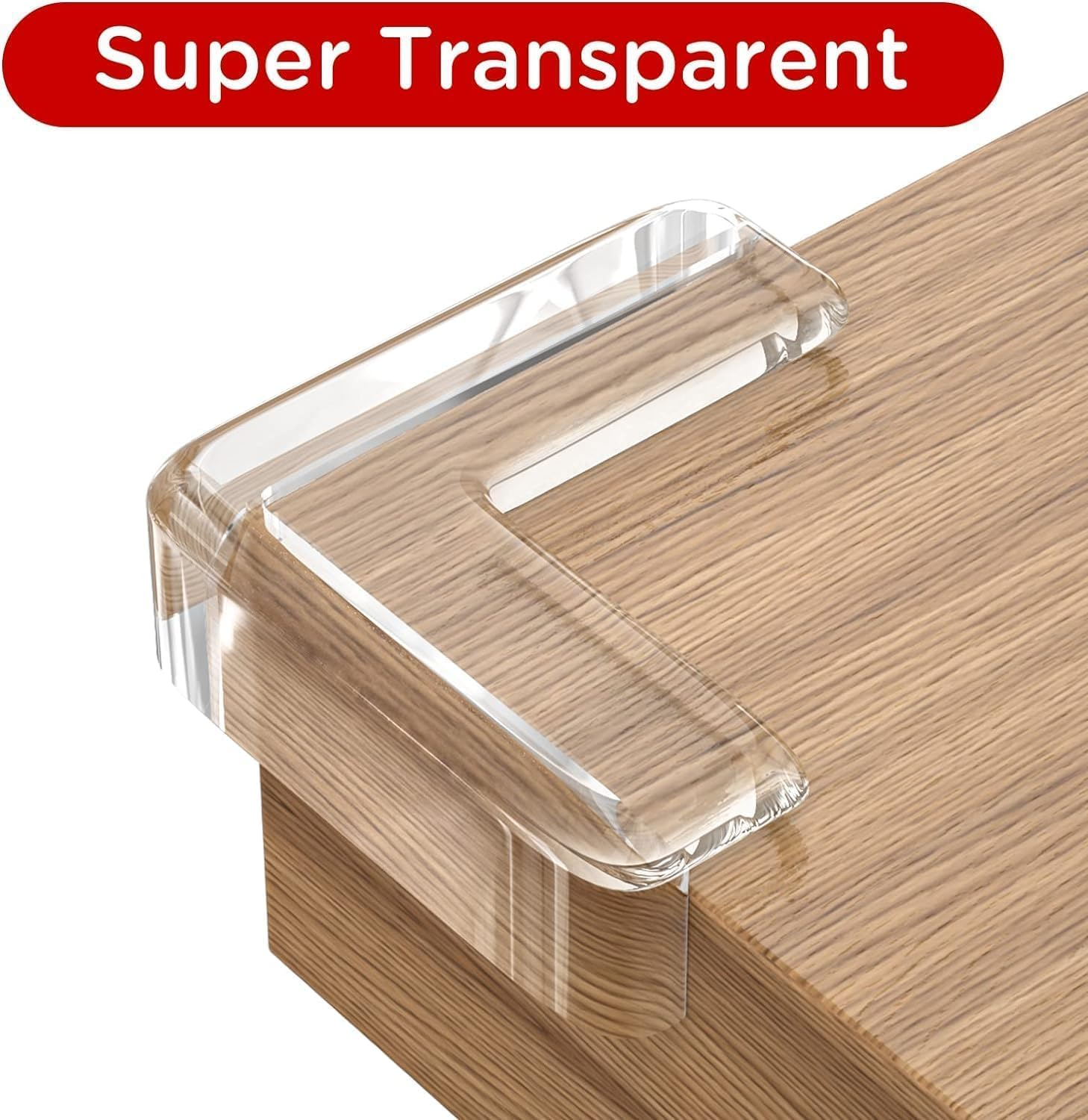 Clear Corner Protectors,Corner Protector Baby Proofing 32.8Ft(10M) with 4 Corners,Furniture Corner Guard & Edge Safety Bumpers,Soft Edge Protector with Strong Adhesive image number 4