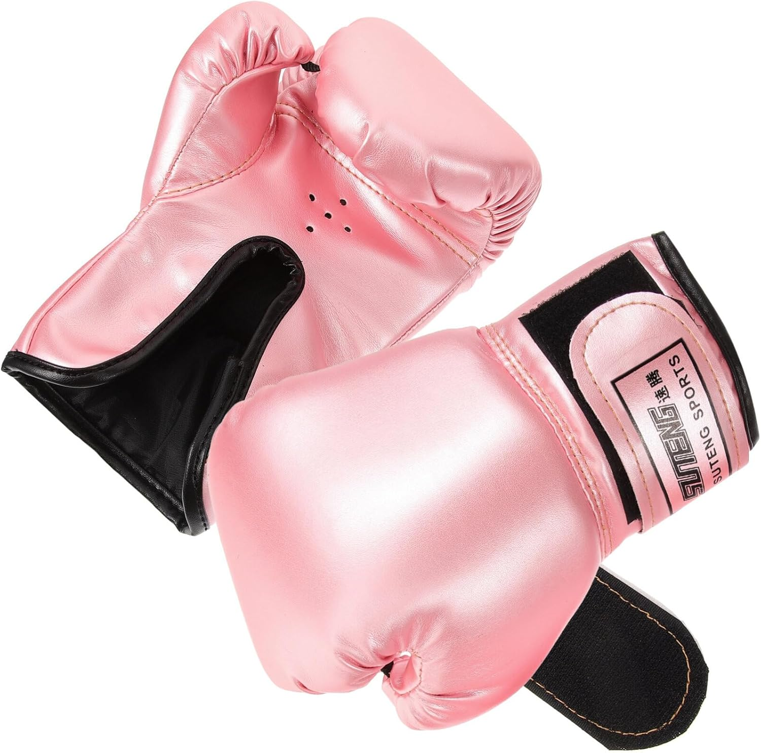 Baluue Kids Boxing Gloves, 1 Pair Sparring Gloves Thai Gloves Punching Kickboxing Gloves for Training Punching Bag Kickboxing Thai Mitts, Training Sparring Gloves image number 2