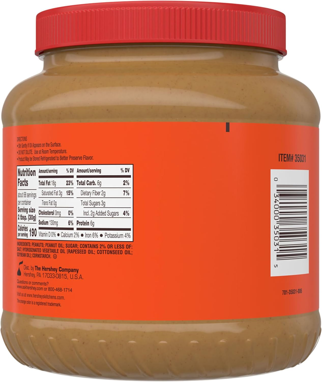 Reeses Peanut Butter Sauce 2.04 Kg