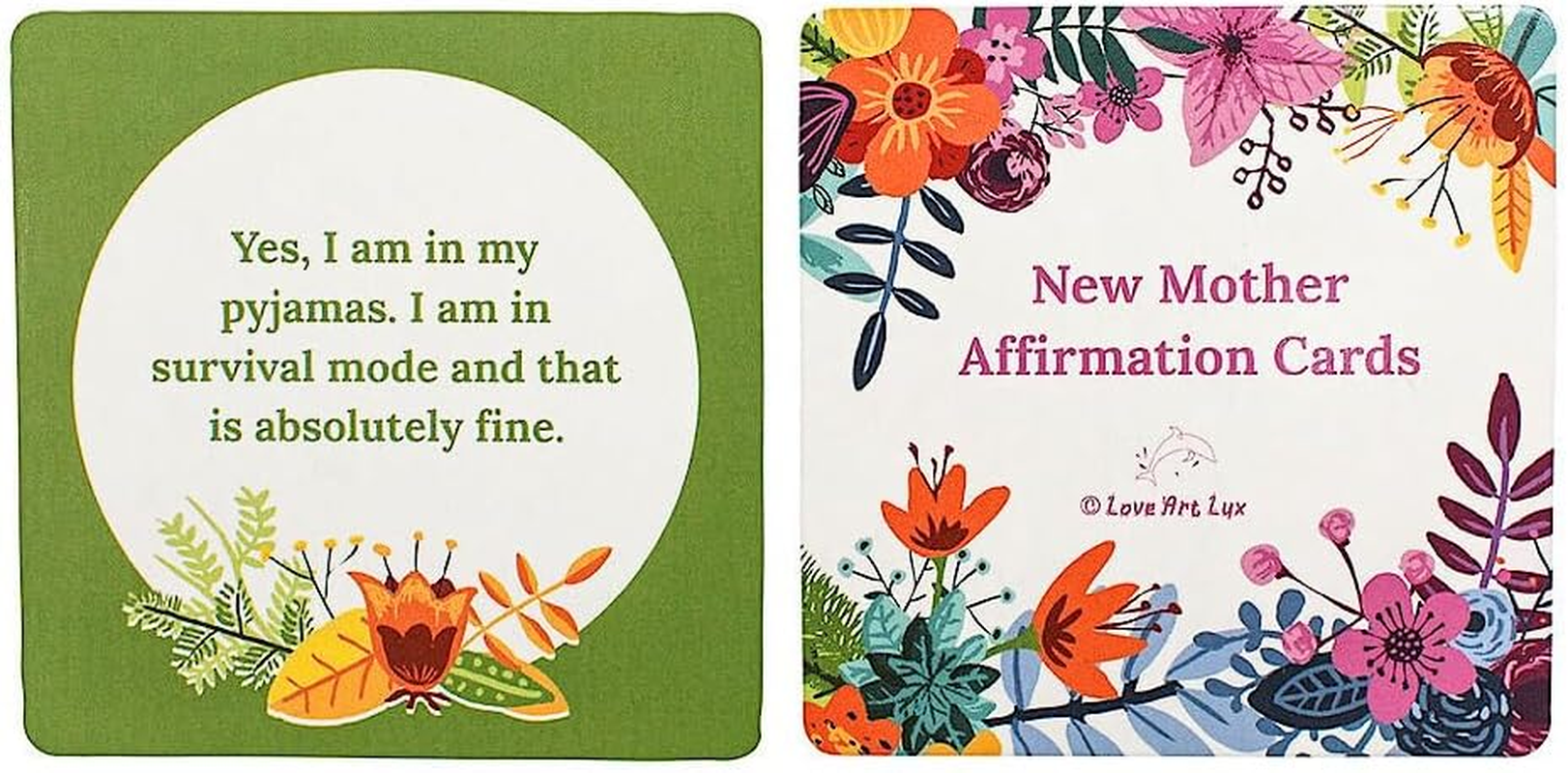 New Mother Gifts - Positive Affirmation Cards to Support New Mom. Postpartum Gifts for Mom, Gifts for New Mom after Birth, New Mom Essentials, New Mom Gift image number 3