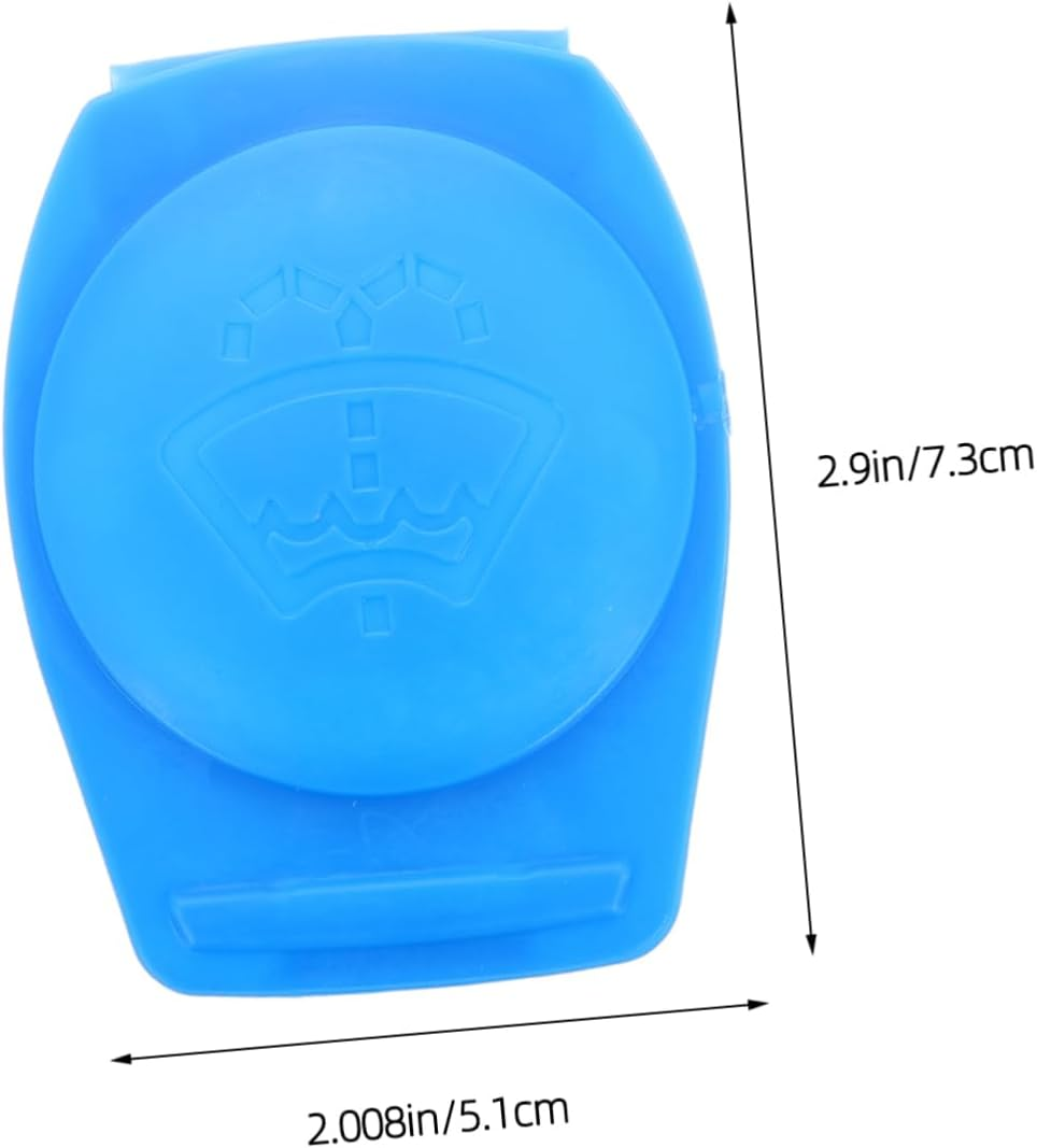 PRETYZOOM 2Pcs Car Windshield Washer Fluid Tank Caps Compatible with Audi Reservoir Bottle Cover Easy Refill Detachable Cleaning Cover Replacement for Window Washer Fluid image number 2